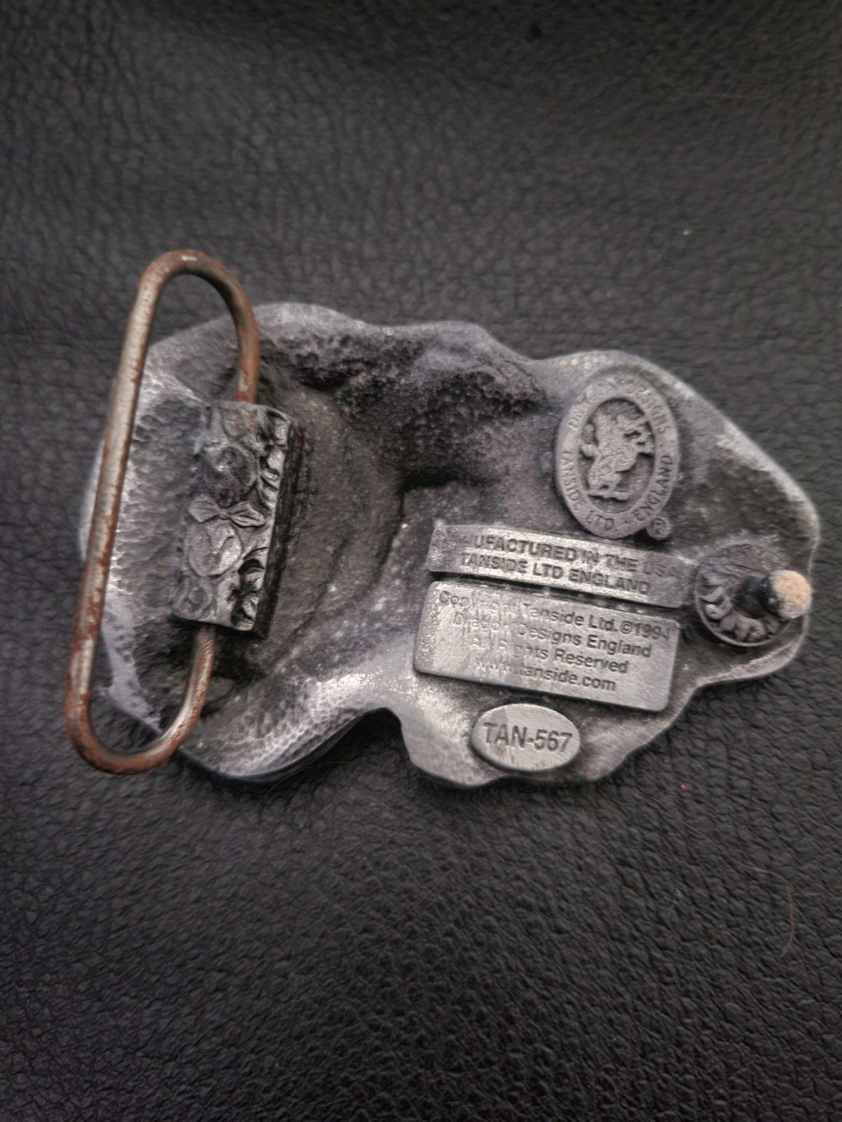 Tanside Elephant Head Belt Buckle TAN-567 Dragon Designs