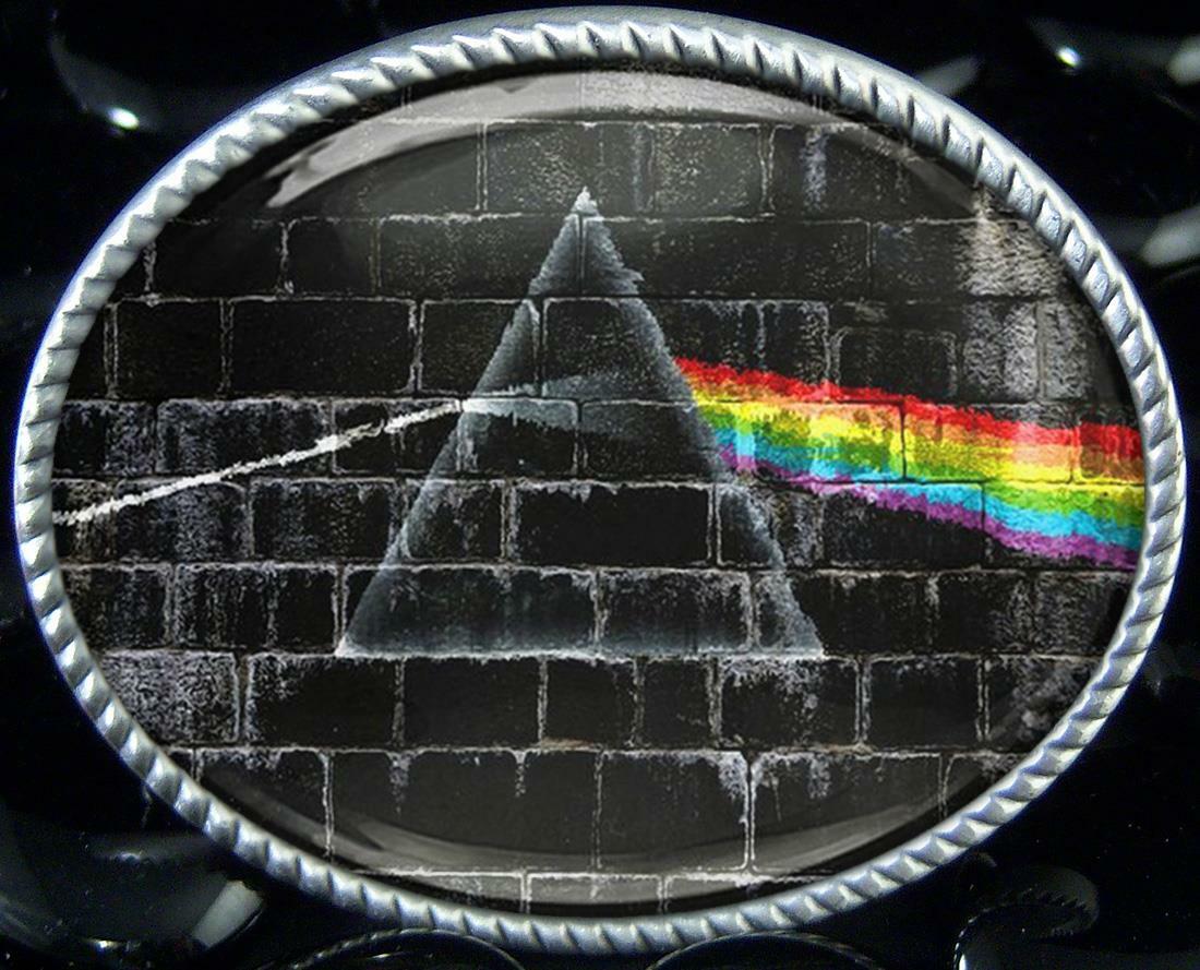 Pink Floyd The Wall 60&rsquo;s Rock Band Oval Handmade Artisan Belt Buckle