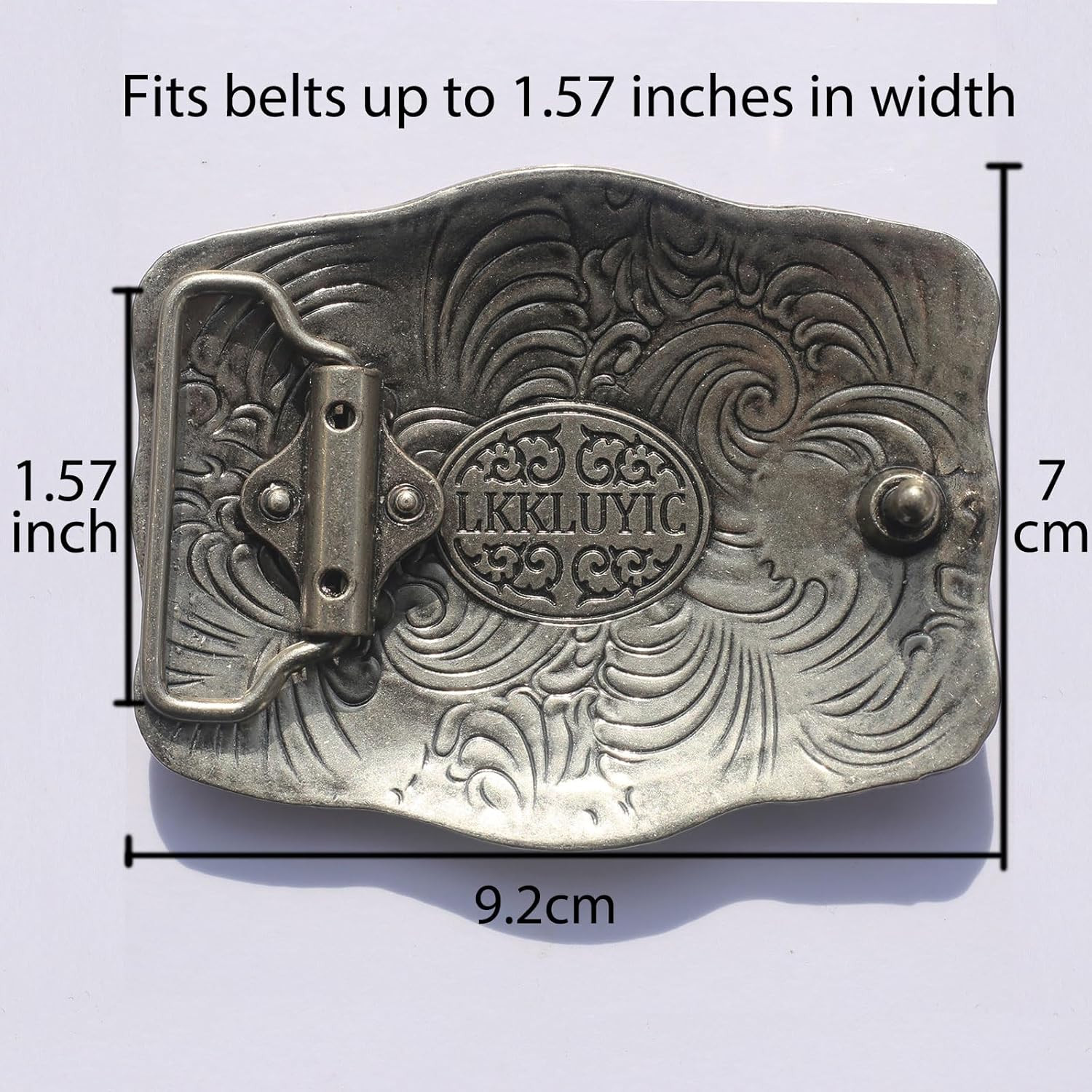 Western Belt Buckles for Men Cowboy Belt Buckle American Patriotic Buffalo Belt