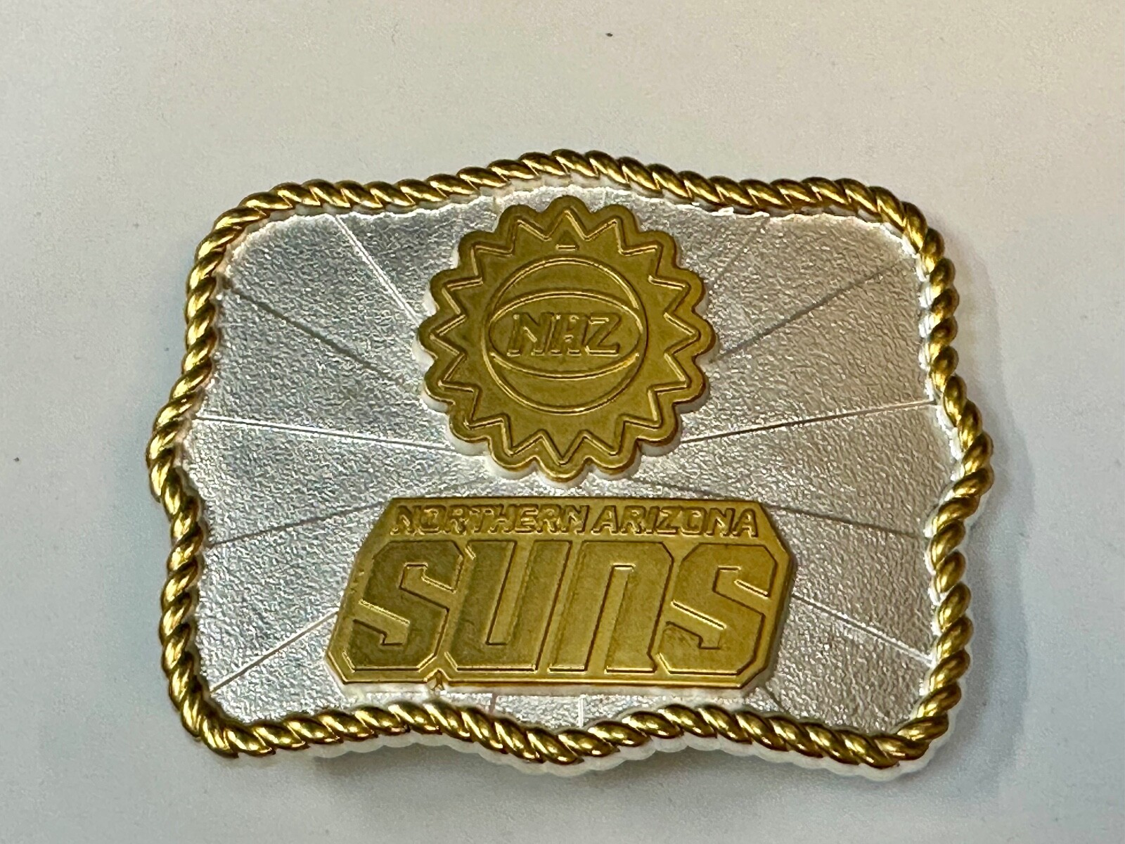 NAZ Northern Arizona Suns Basketball Team NBA G League Belt Buckle