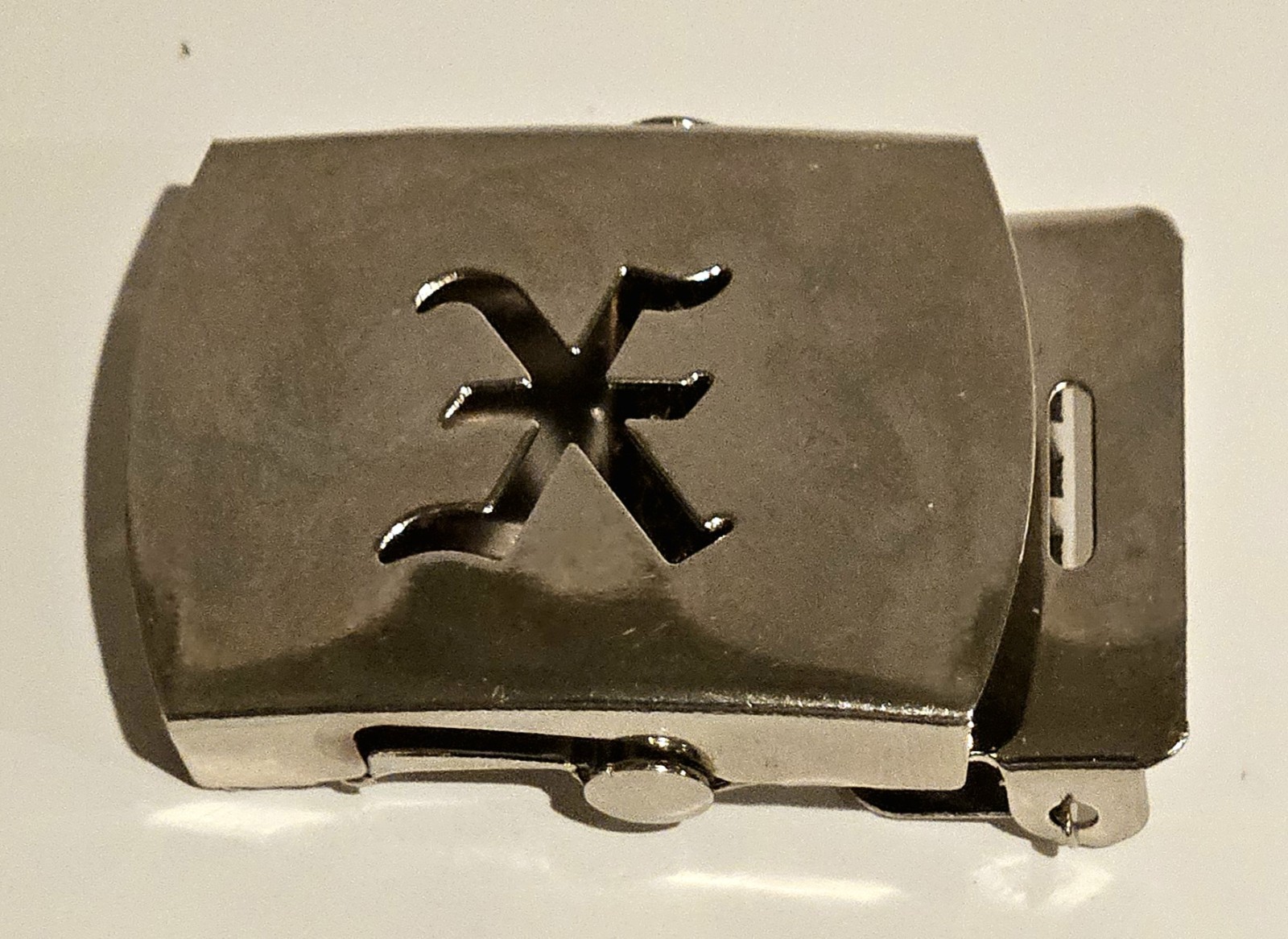 Old English Initial Belt Buckle A To Z Silver Metal Letter Buckle Only