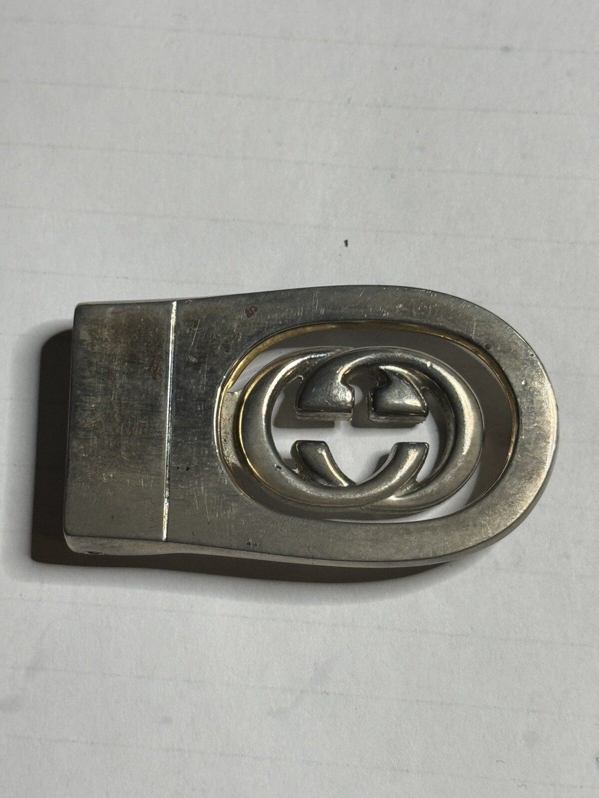 GUCCI Interlocking Buckle PARFUMS MOD BREV 3cm x 5cm For Belt 2cm