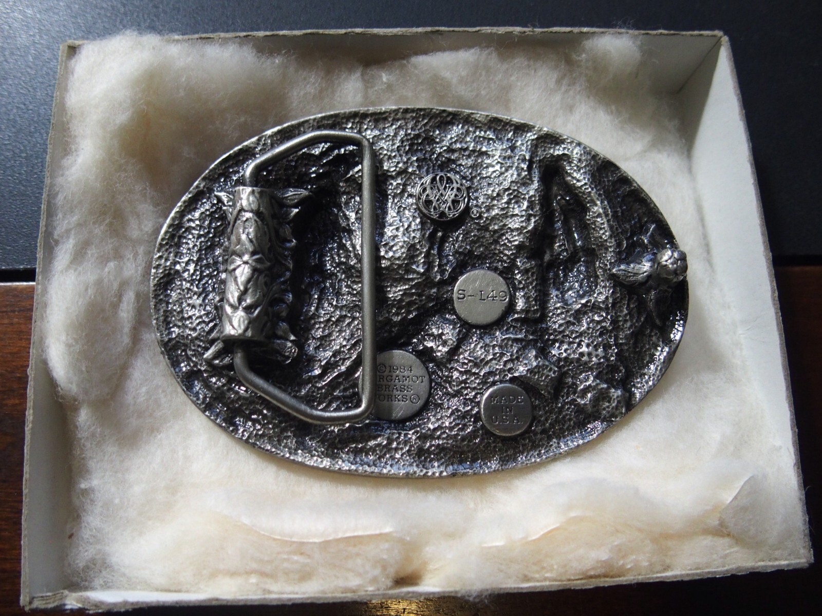Bergamot Brass Works S-149 Native American Belt Buckle