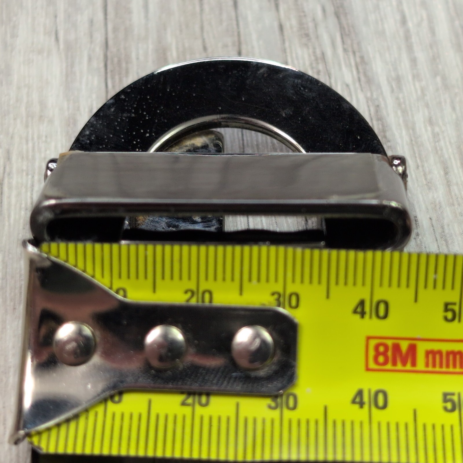 Authentic GUCCI Silver Tone Interlocking G Belt Buckle Made in Italy Designer