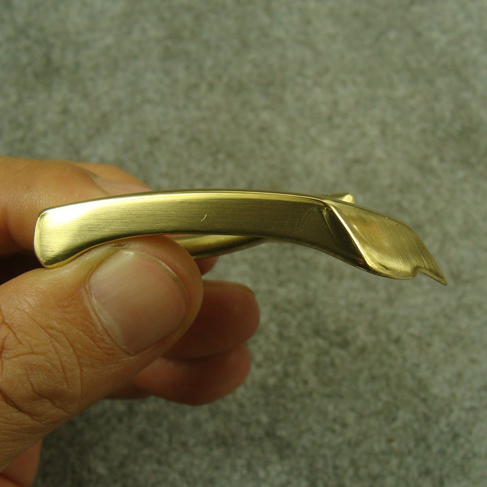 Solid Brass Mirror polish Tongue Pin Belt Buckle for 1.5“ width Belt Z260