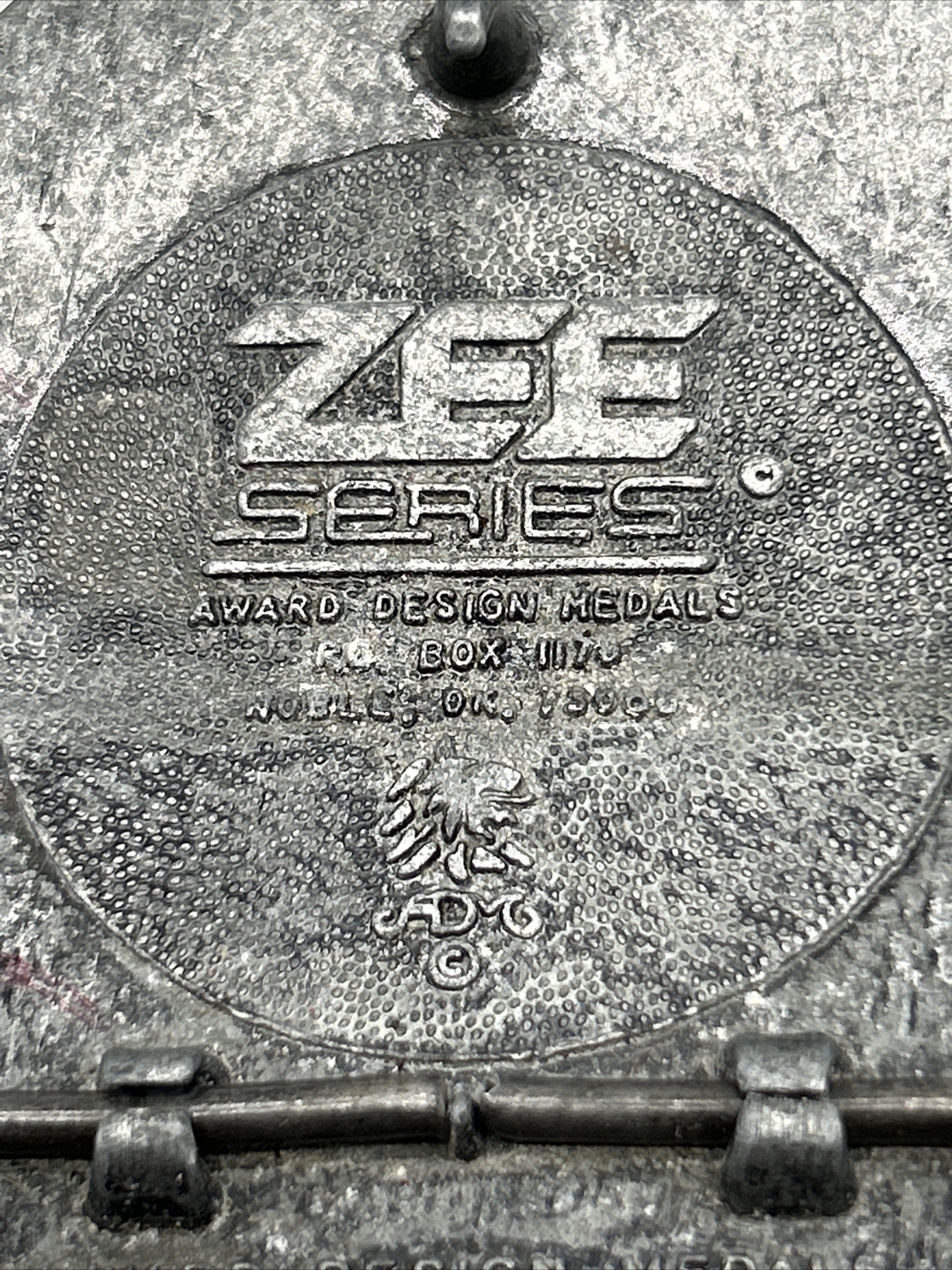 Vintage ADM Zee Series Cowboy Longhorn Steer Metal Belt Buckle USA