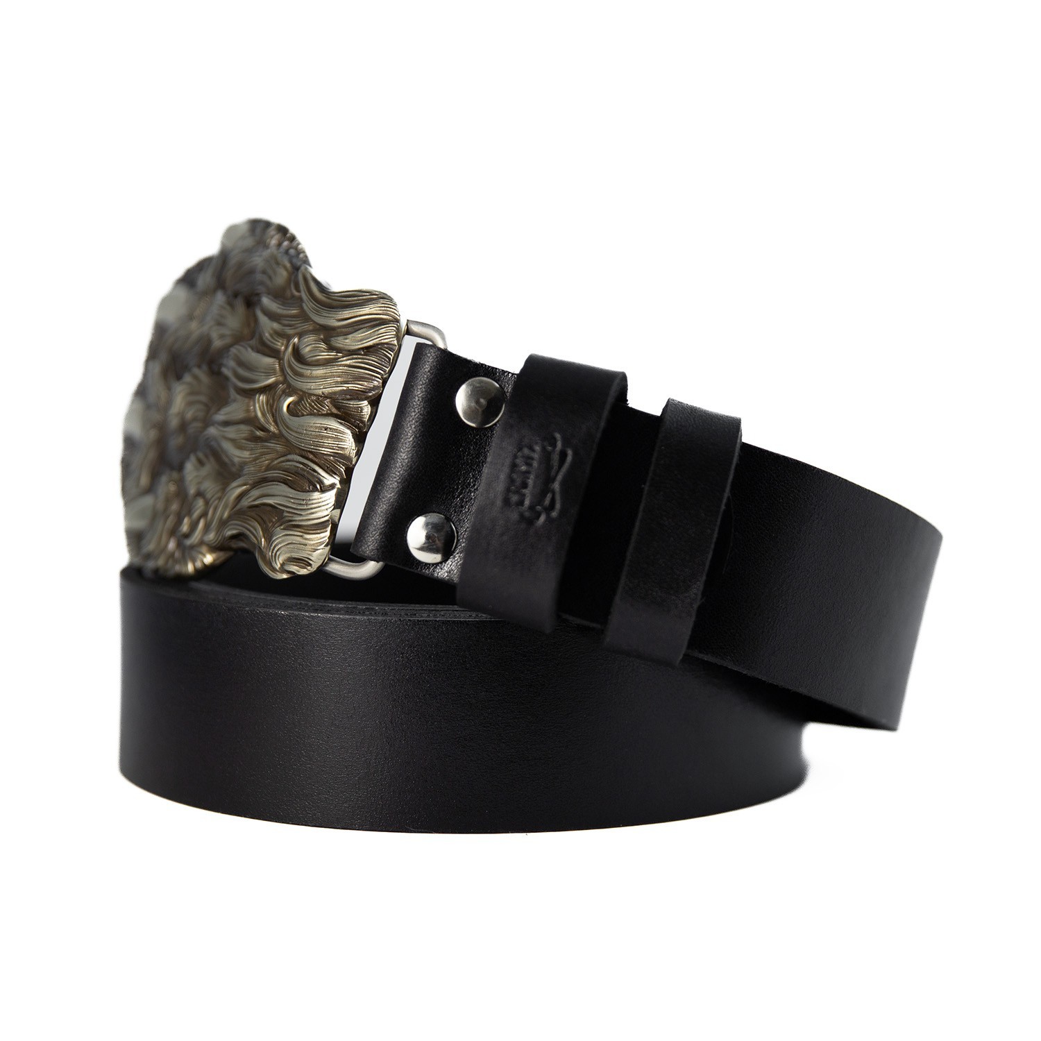 German silver buckle Wolf&rsquo;s Paw, wolf paw with claws, beast claws belt buckle