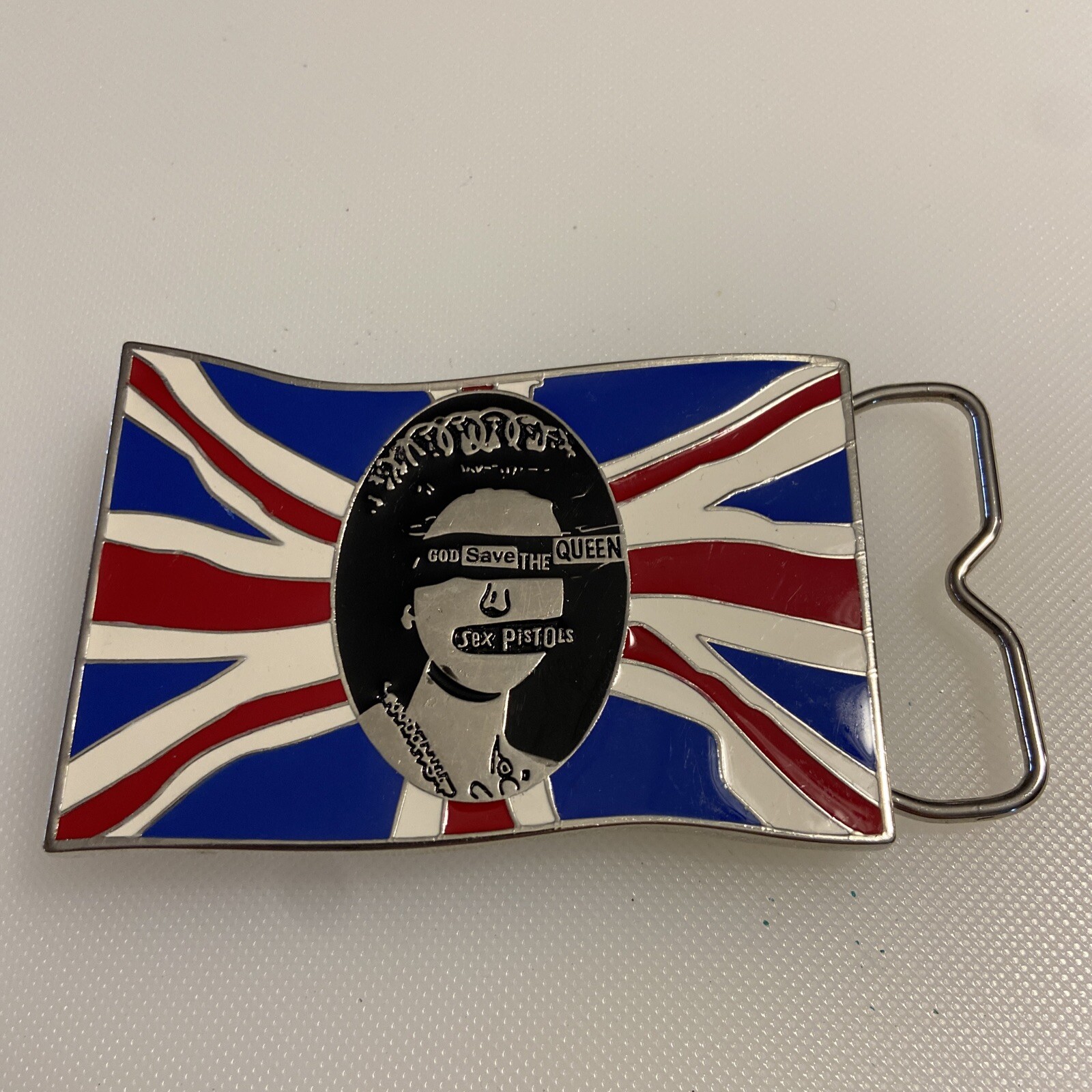 Sex Pistols Punk Band God Save The Queen Licensed Belt Buckle for 1.5 Inch Belt
