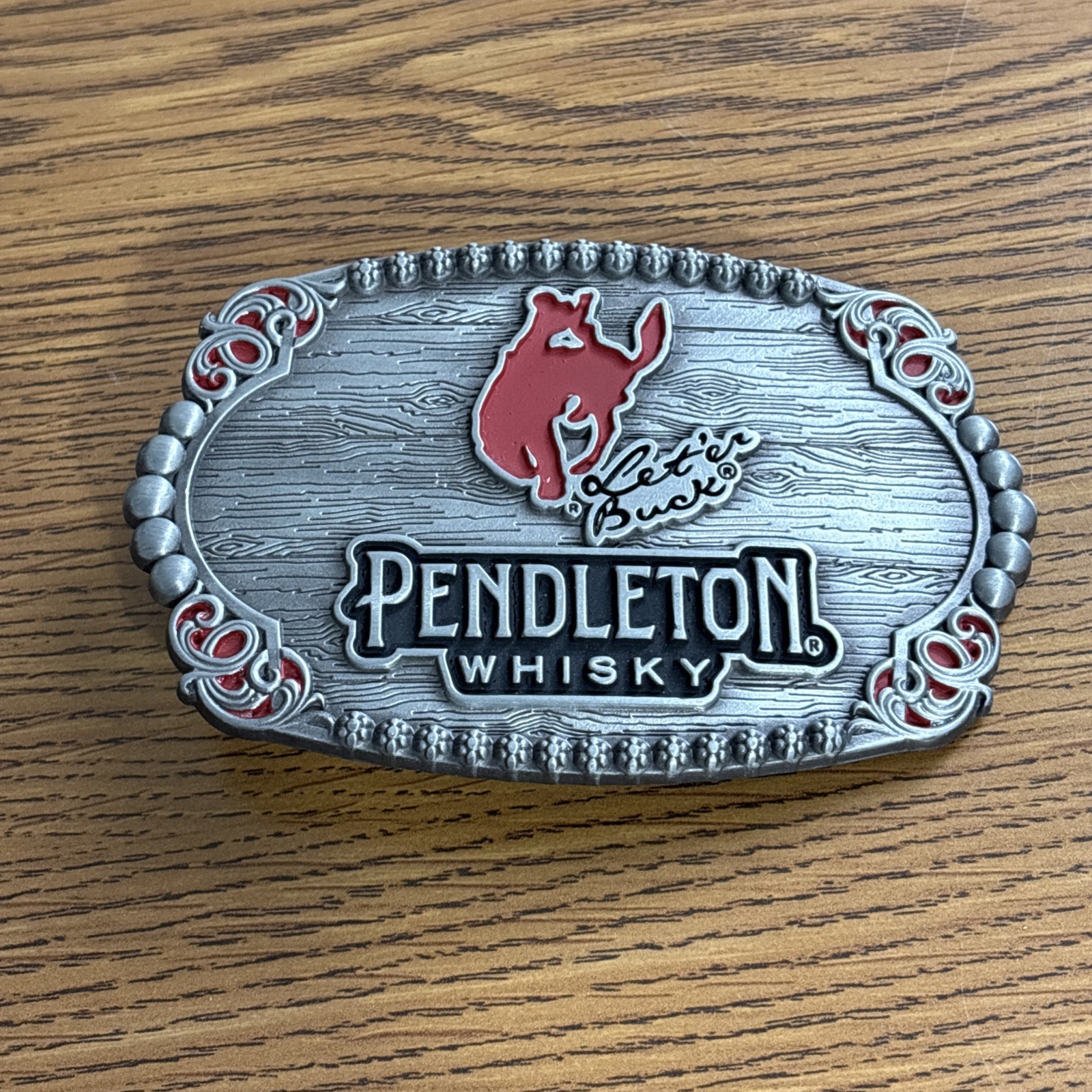 Pendleton Whiskey Belt Buckle 2023 Montana Silversmiths Cowboy Limited Edition