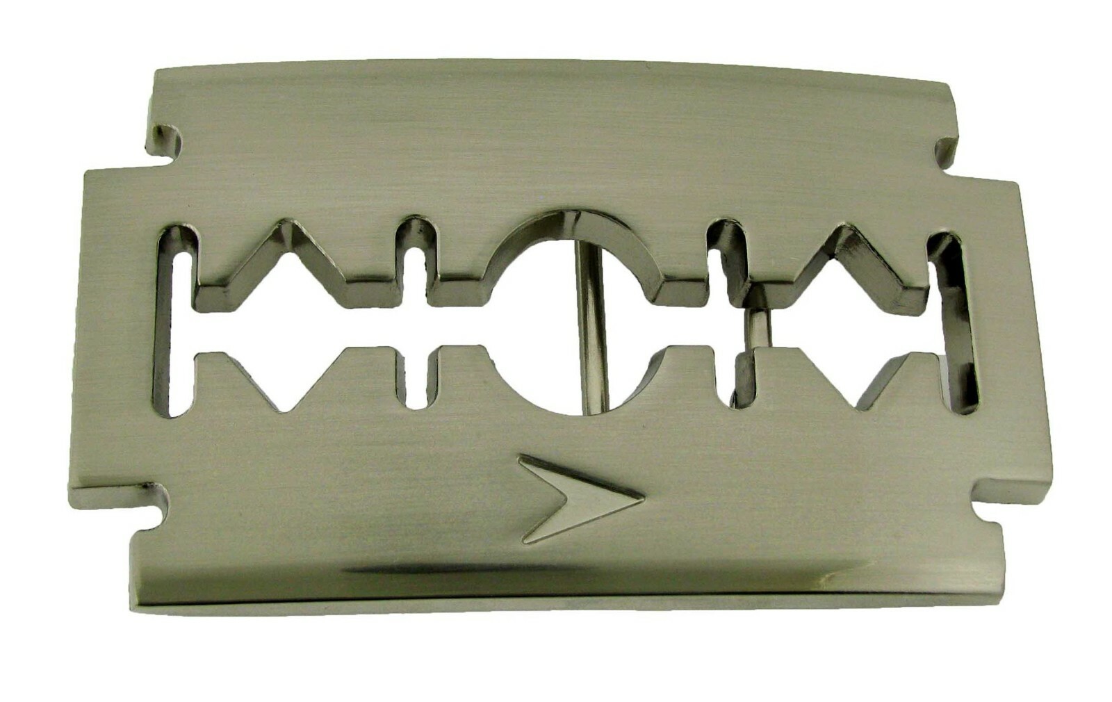 Razor Blade Belt Buckles Barber Shop Hairdresser Hair Stylist Tool Silver Chrome