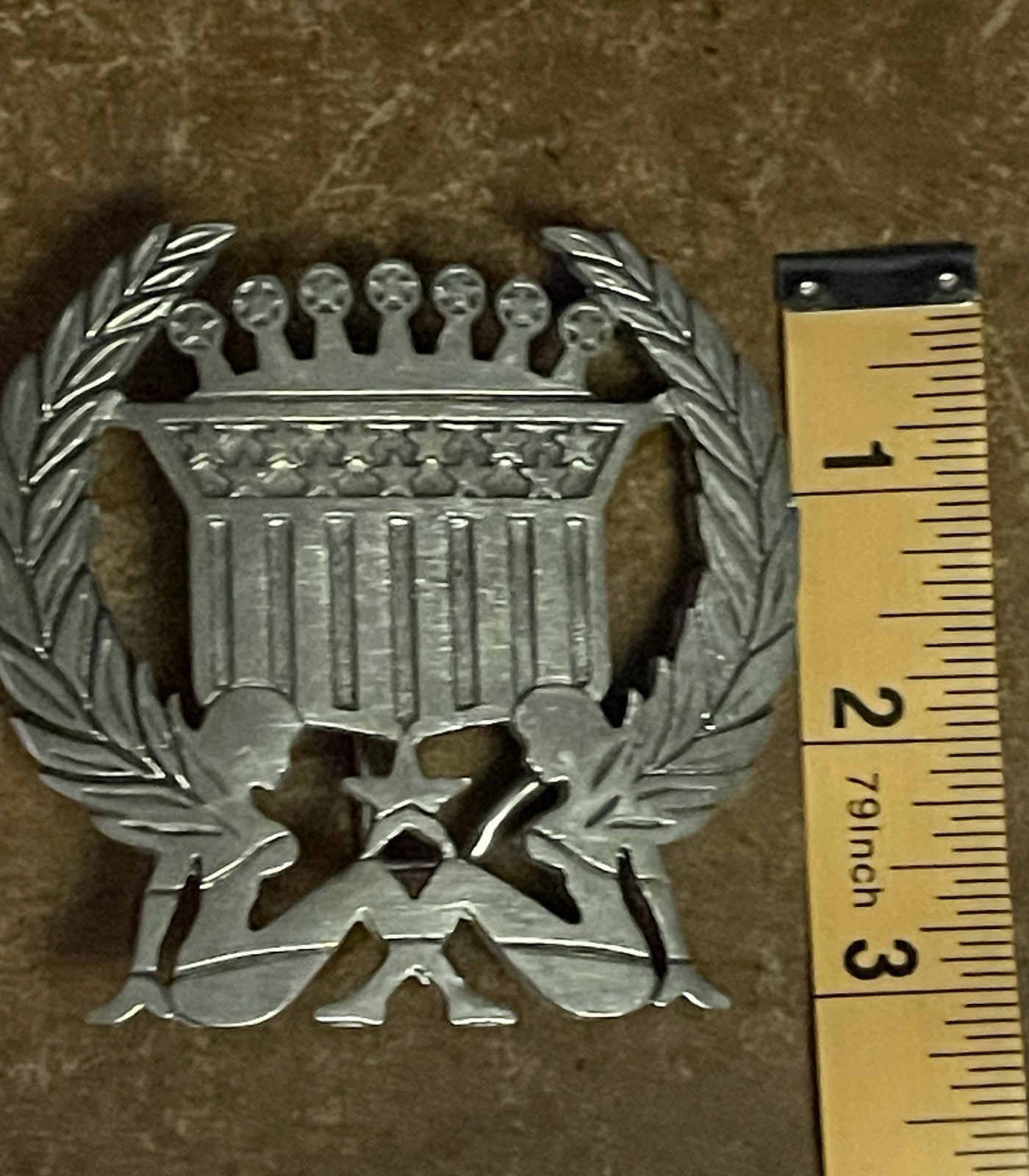 Cadillac USA Flag Silvertone Belt Buckle With Mud Flap Girls Trucker Buckle