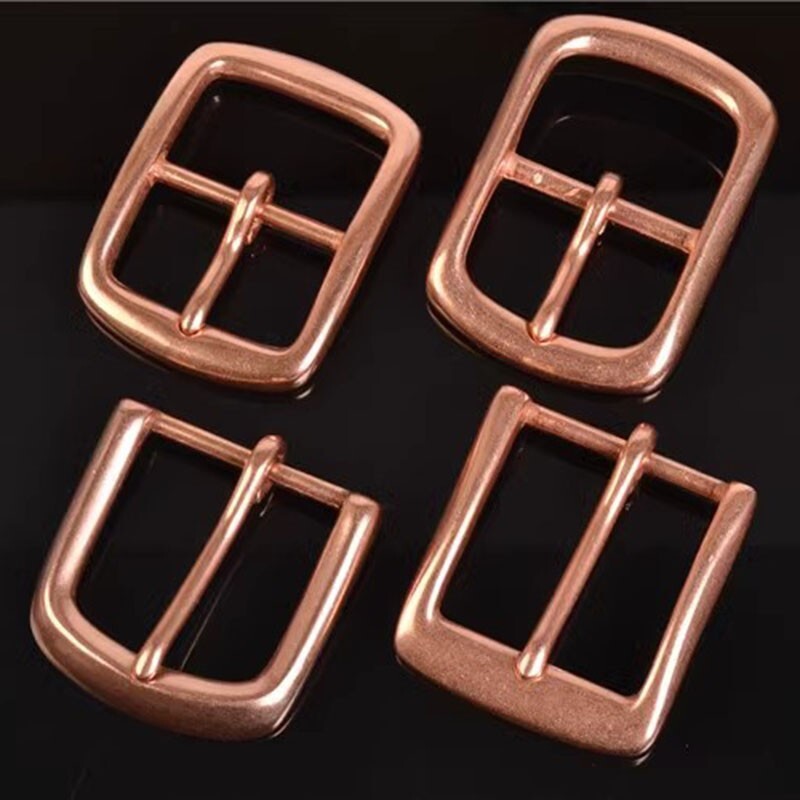 Purple Copper Belt Buckle Pin Buckle Tongue Pin Belt Buckle Fits 1.5 inch Belt-