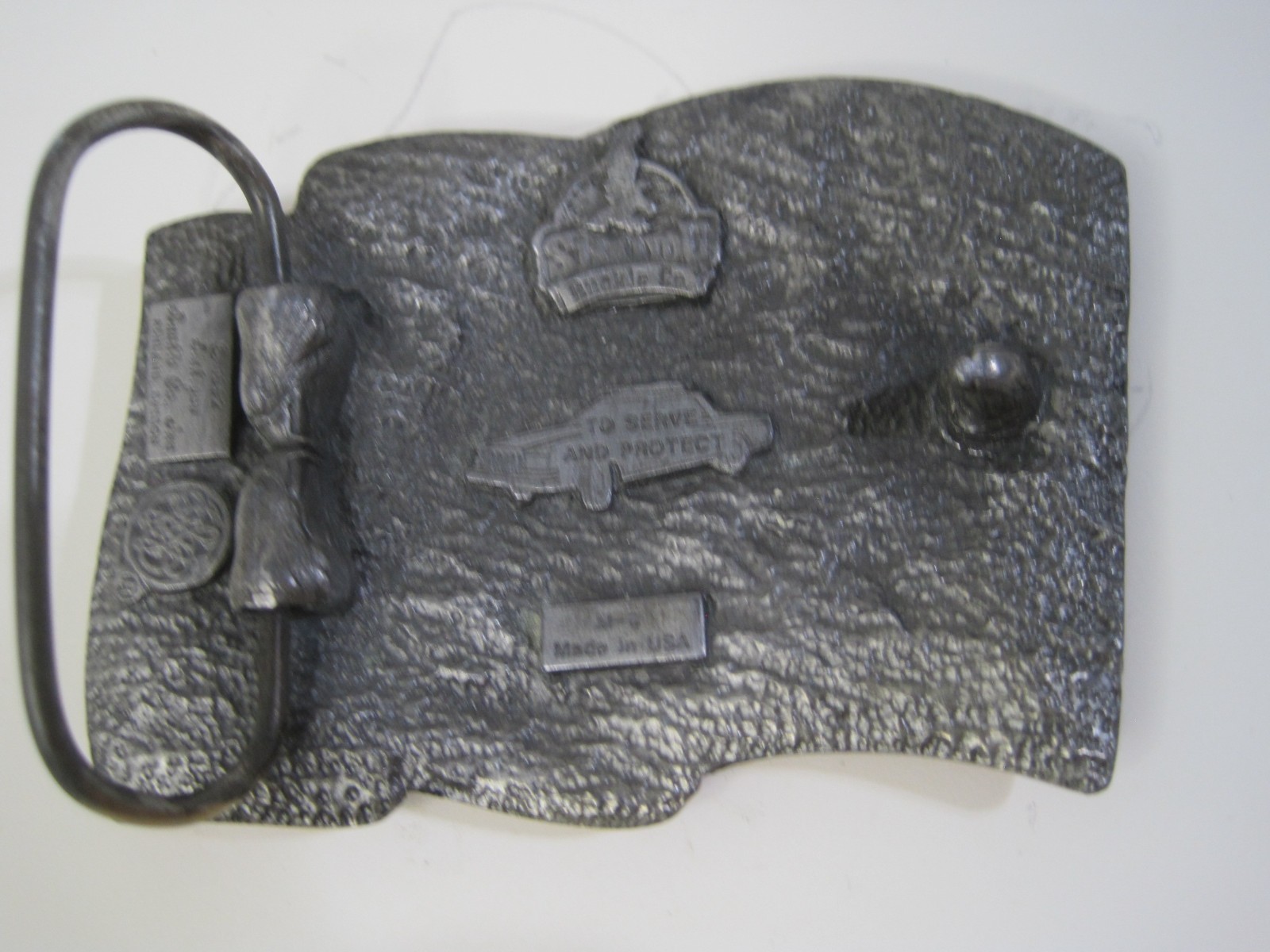 American Lawman Belt Buckle 1992 Siskiyou Buckle Co. – approx. 3.25&Prime; x 2.5&Prime;