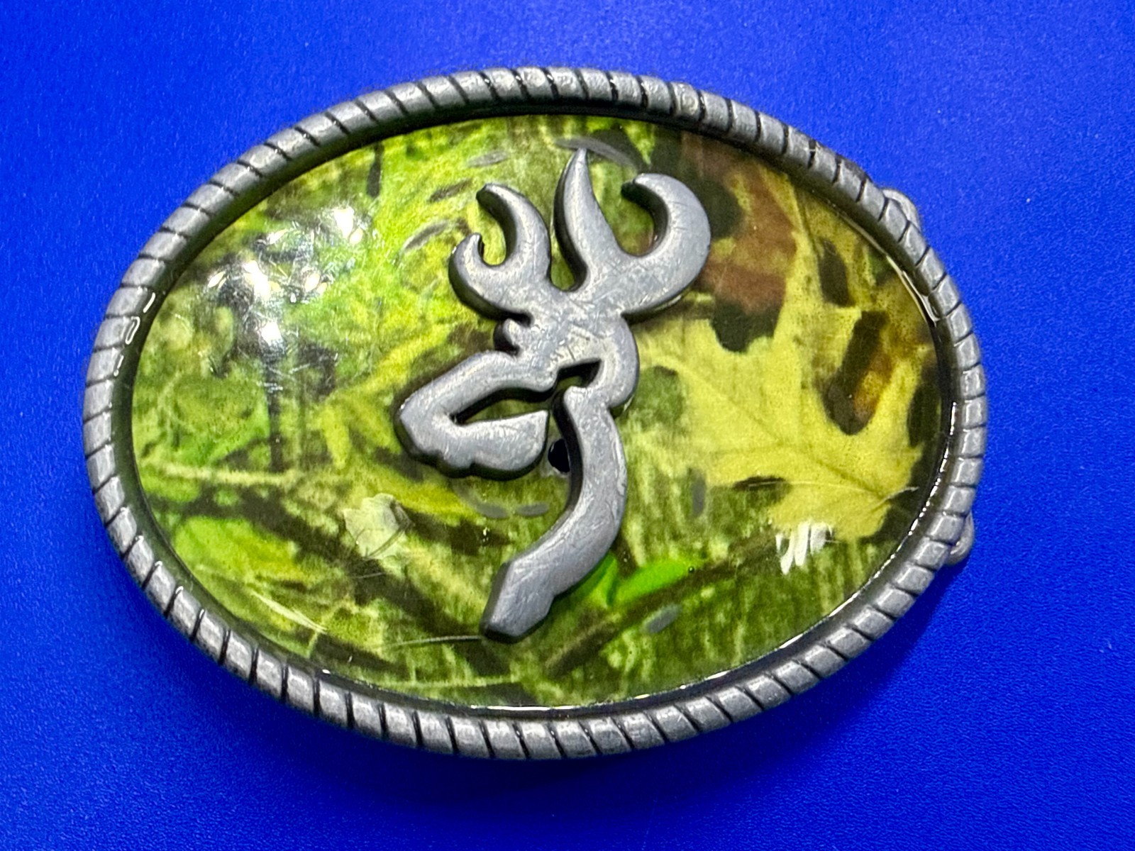 Browning Logo Deer Buck Doe Hunting Hunters Camouflage USA Belt Buckle