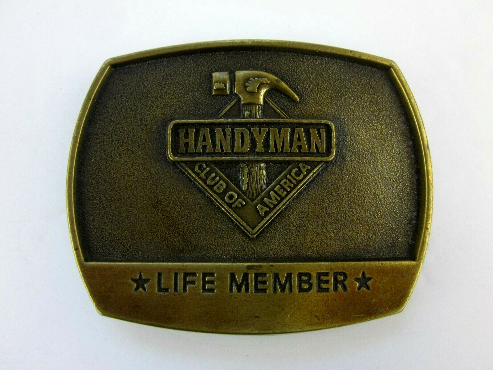 Belt Buckle Handyman Club of America Life Member 1996