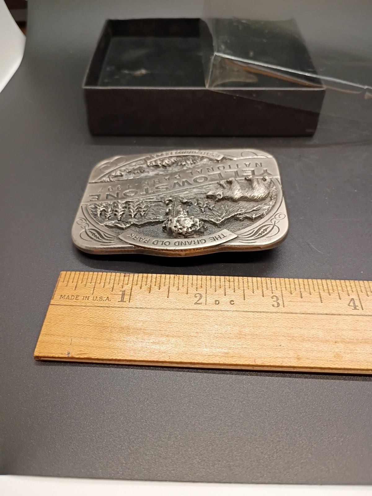 Yellowstone National Park 125th Anniversary Ltd. Edition Hamilton Stores Pewter