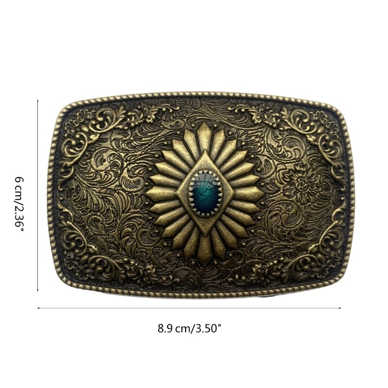 Cowboy Belt Buckle Men Teens Boy Waistbelt Buckle Vintage Adult Waistband Buckle