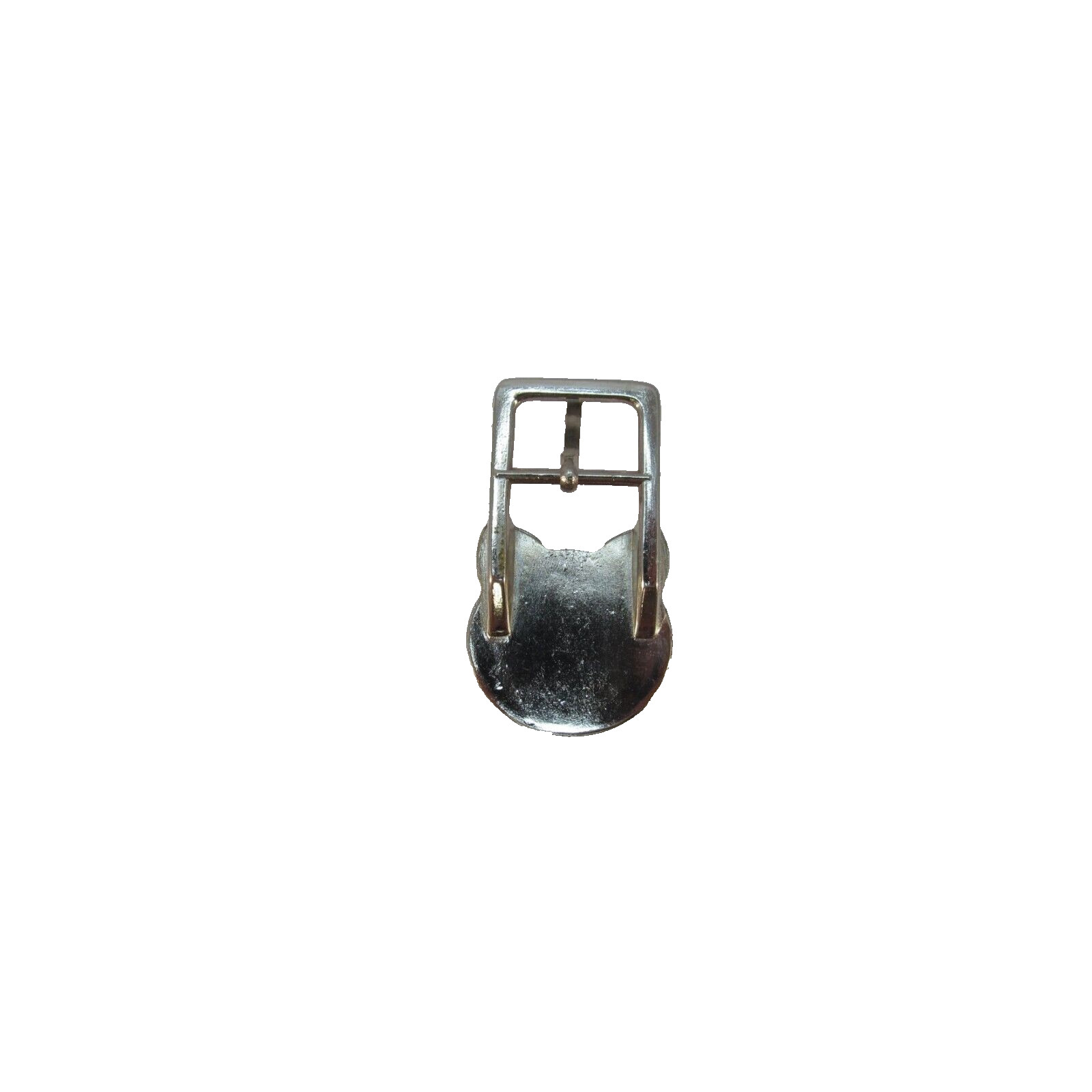 Black Enamel Cat Head Face Small Metal Belt Buckle