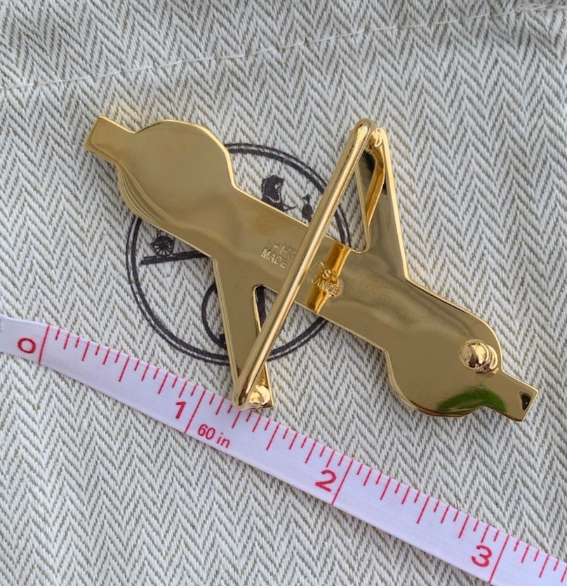 38mm Hermès H Noué belt buckle in gold-plated metal Sailor Knot New Hermes Auc