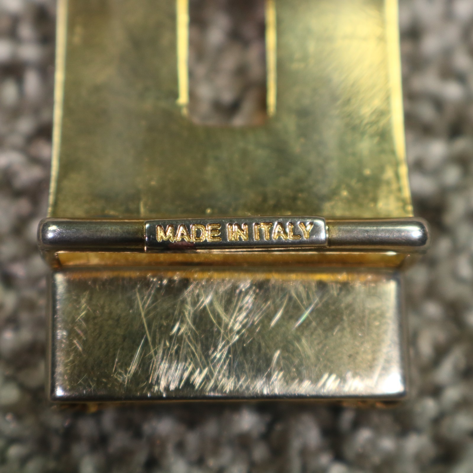 YSL Yves Saint Laurent Reversible Belt Buckle Made in Italy