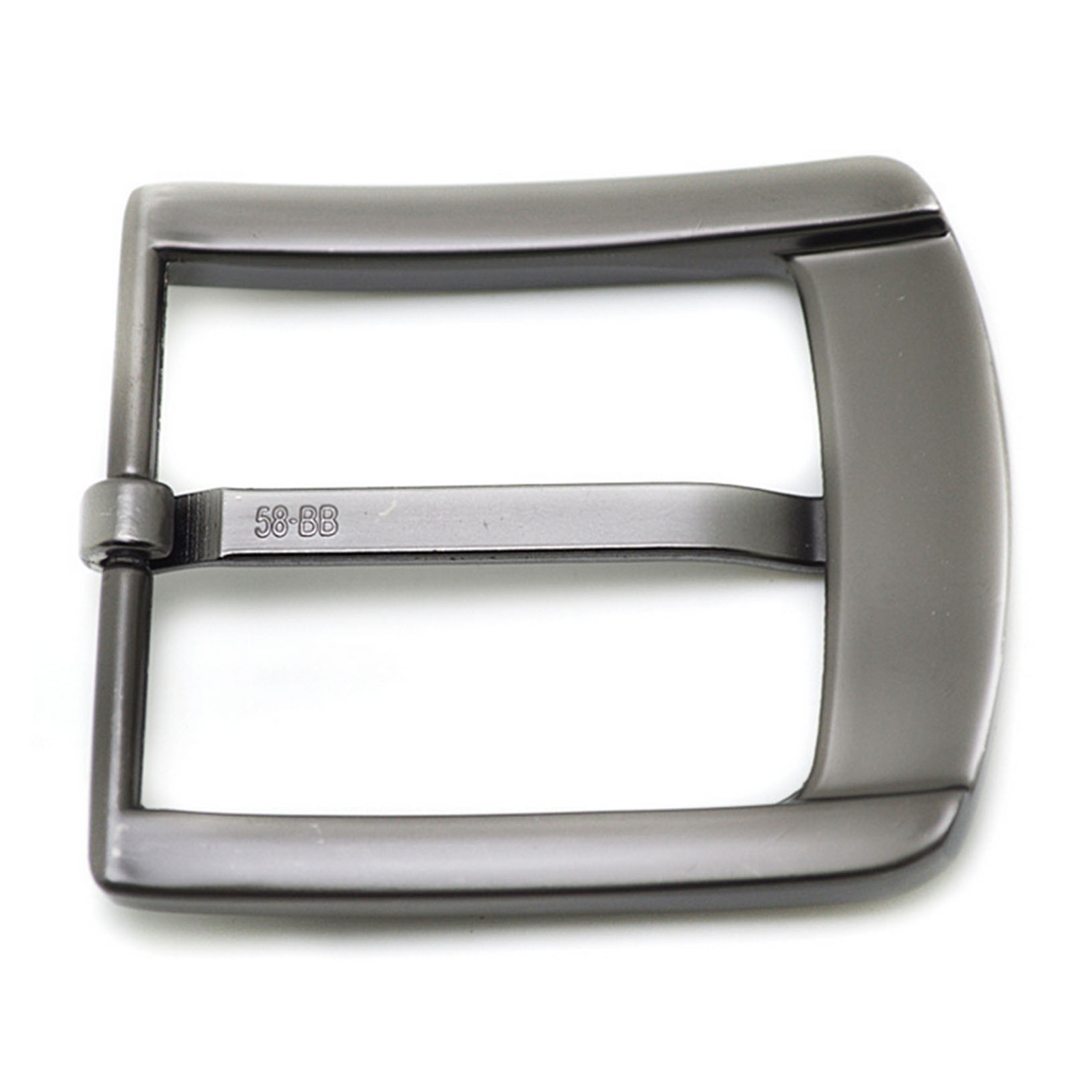 Edelstahl-Dornschließe für Herren Ledergürtel Ersatz Snap On 40mm Chrome