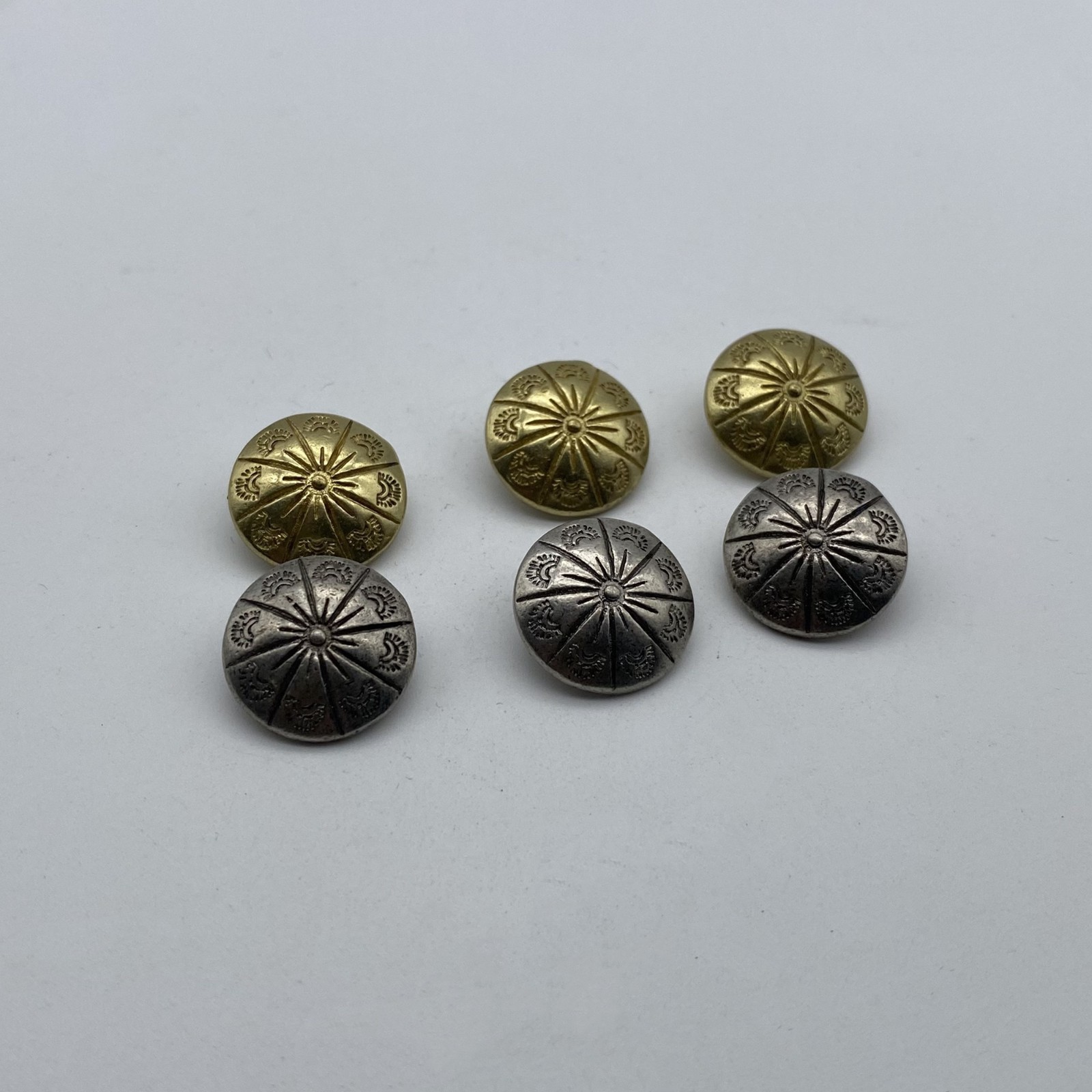 Brass Round Sewing Button Clothing Classic Button DIY lot