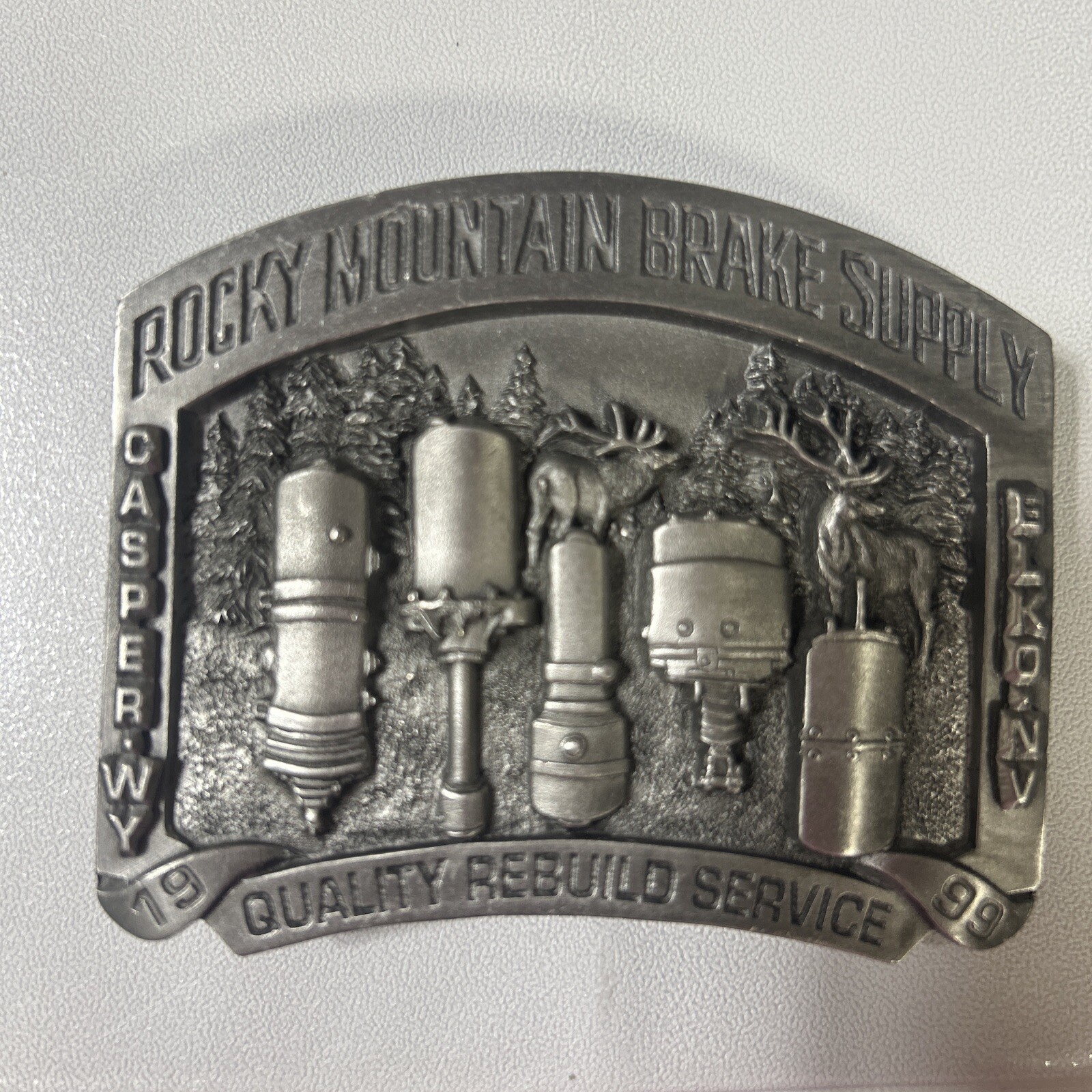 1999 Rocky Mountain Brake Supply Quality Rebuild Belt Buckle NV, WY 1 Of 750
