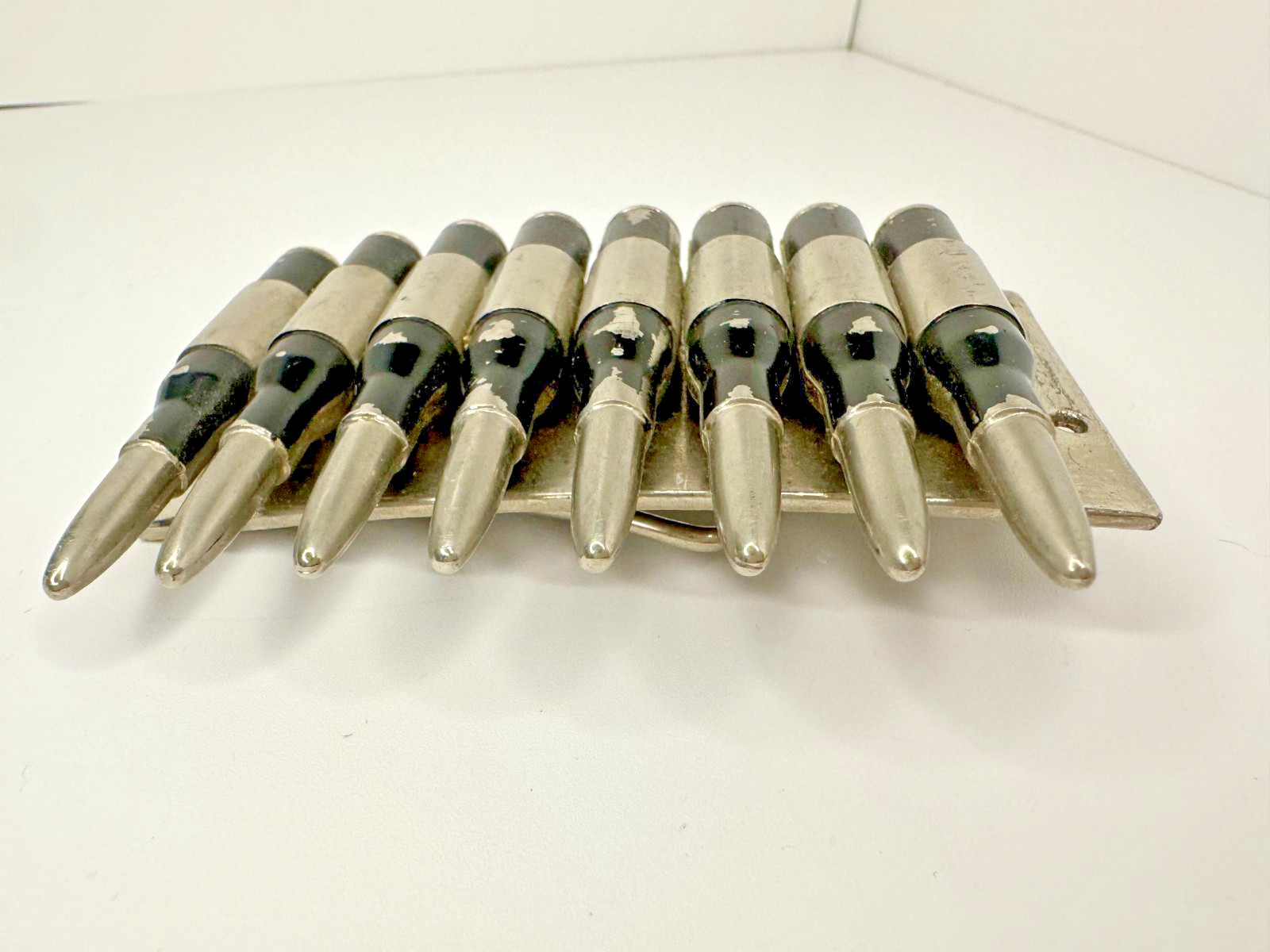 Gun Bullet&rsquo;s Shell Casing Chain Belt Buckle