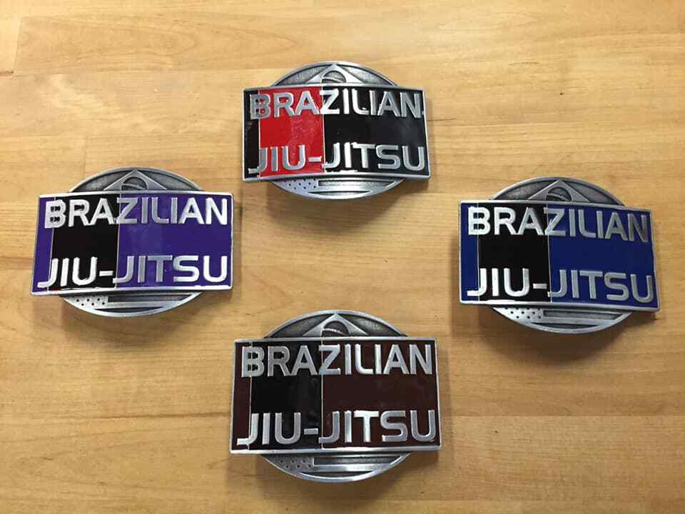 BJJ Rank Belt Buckle Brazilian Jiu-Jitsu – Blue – Purple – Brown – Black