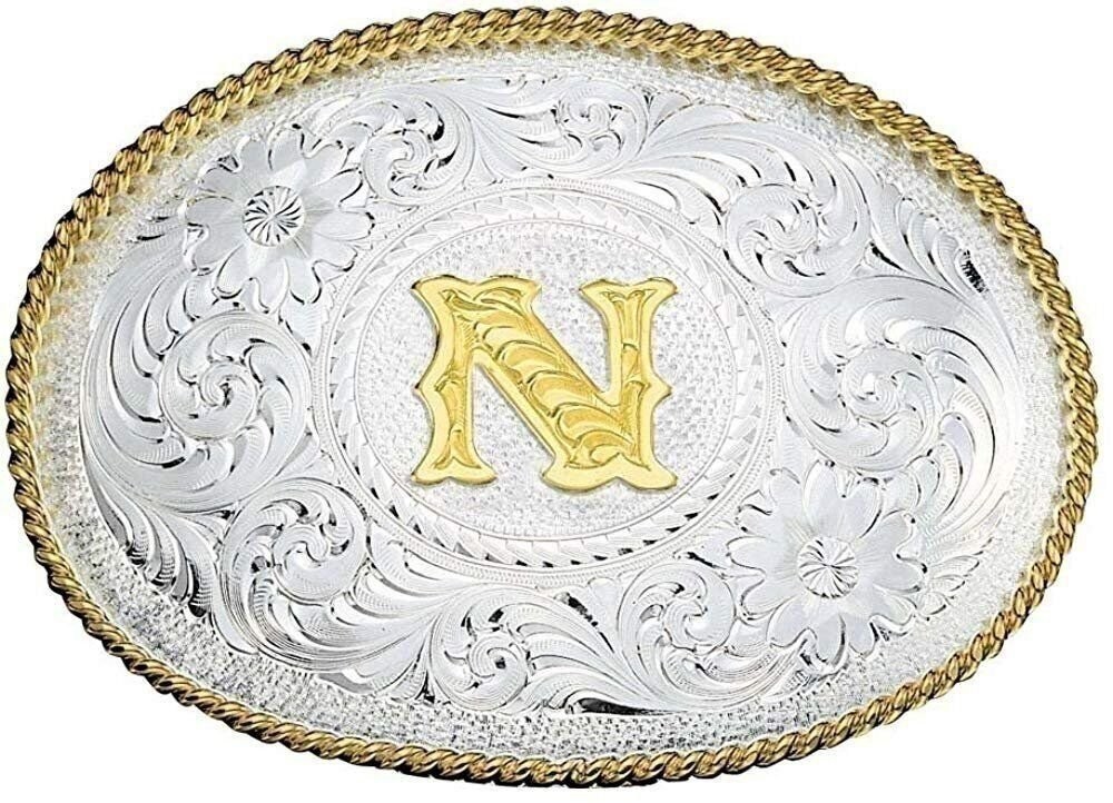 Montana Silversmiths Men&rsquo;s Initial Buckle
