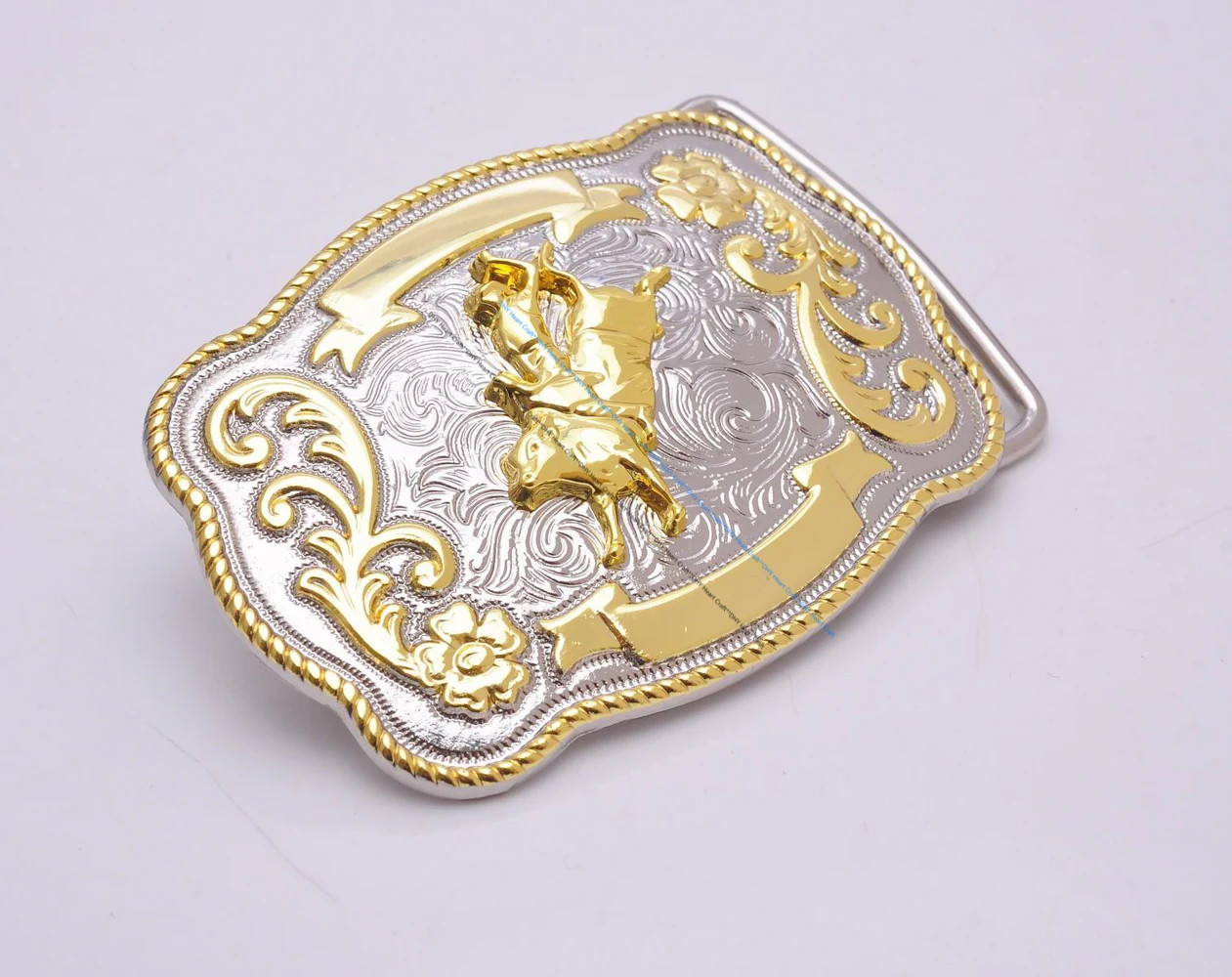 69*50MM Inner 40MM ROCK BULL RIDE RODEO RODEO COWBOY TEXAS WESTERN SHINE BELT BU