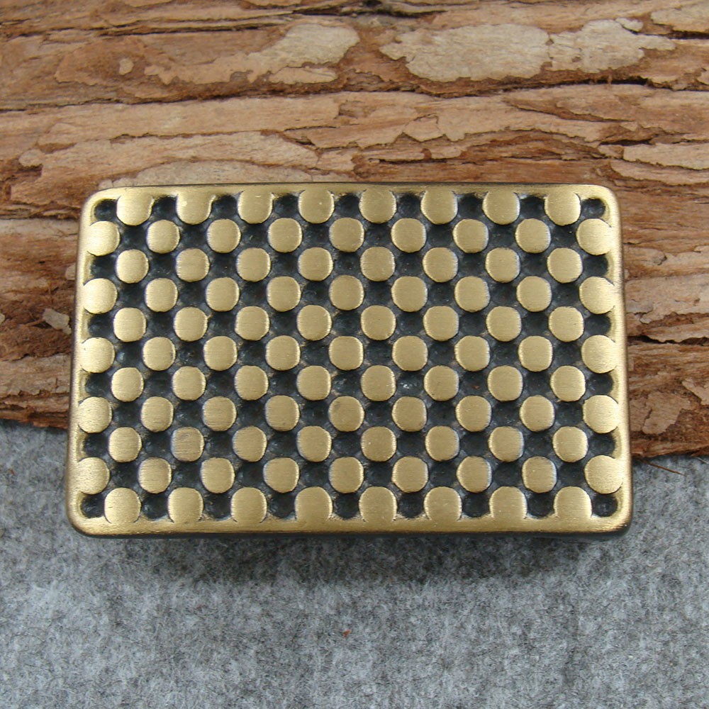 Solid Brass  » Round dot  » Belt Buckles For 1.5&Prime; Plate Pin western Buckle Z324