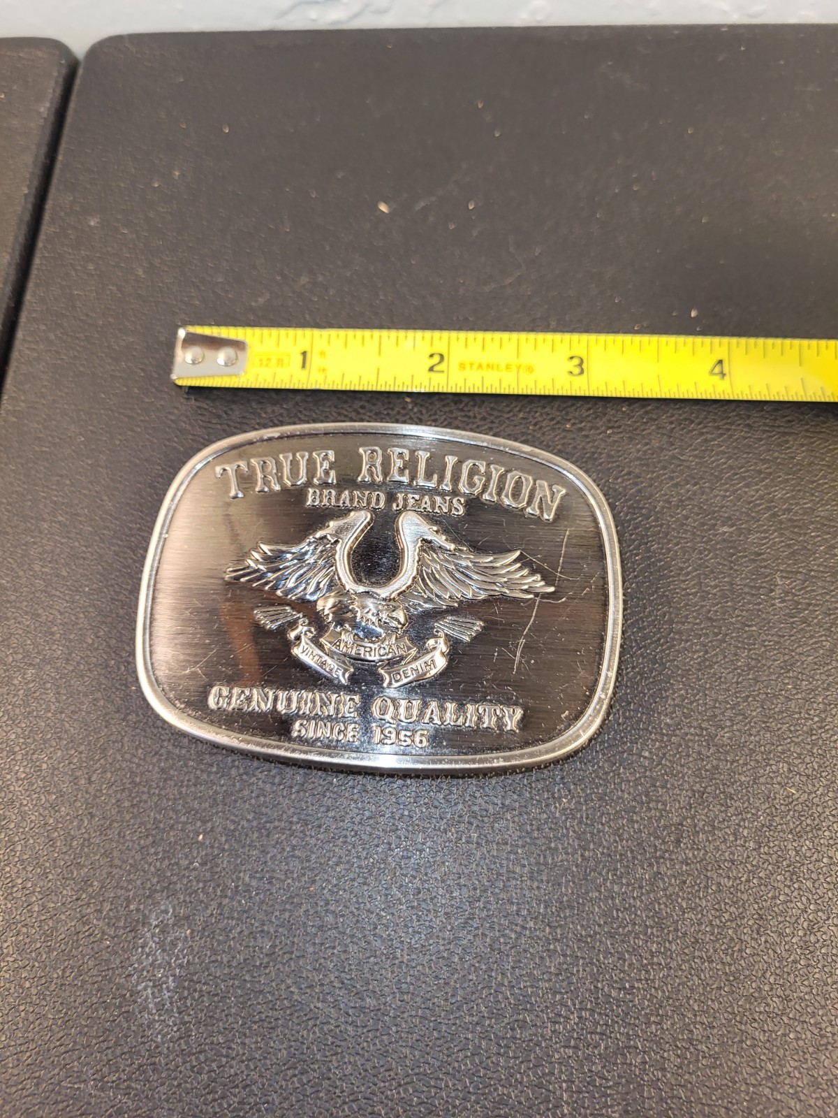 True Religion Brand Jeans Belt Buckle 3x 21/2