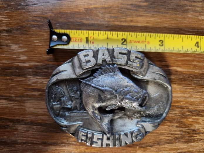 Bass Fishing Belt Buckle