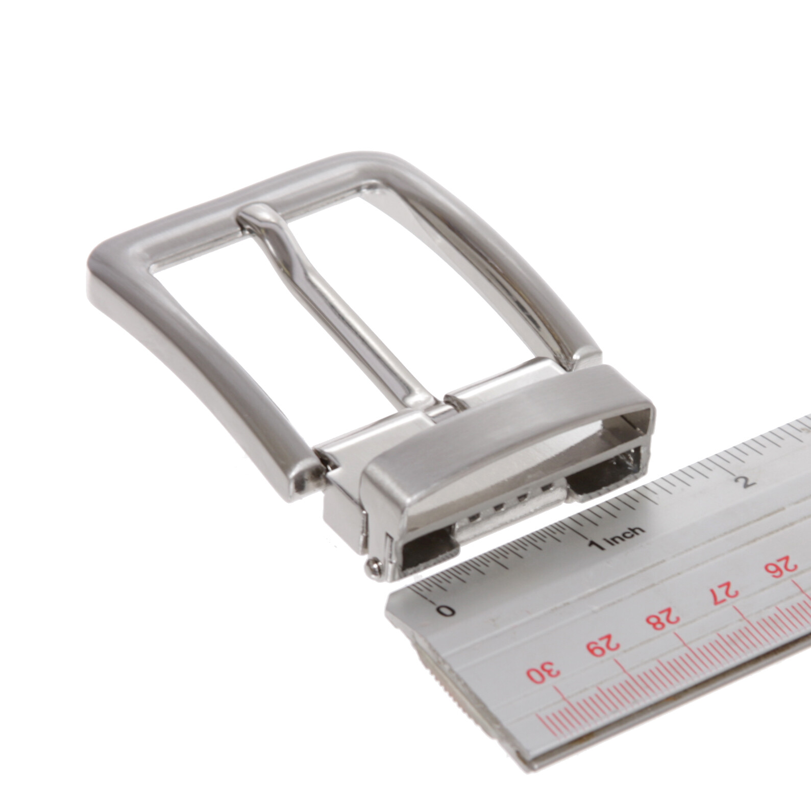 1 5/8&Prime; (40 mm) Nickel Free Square Rectangular Clamp Belt Buckle