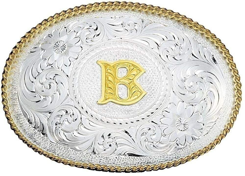 Montana Silversmiths Men&rsquo;s Initial Buckle