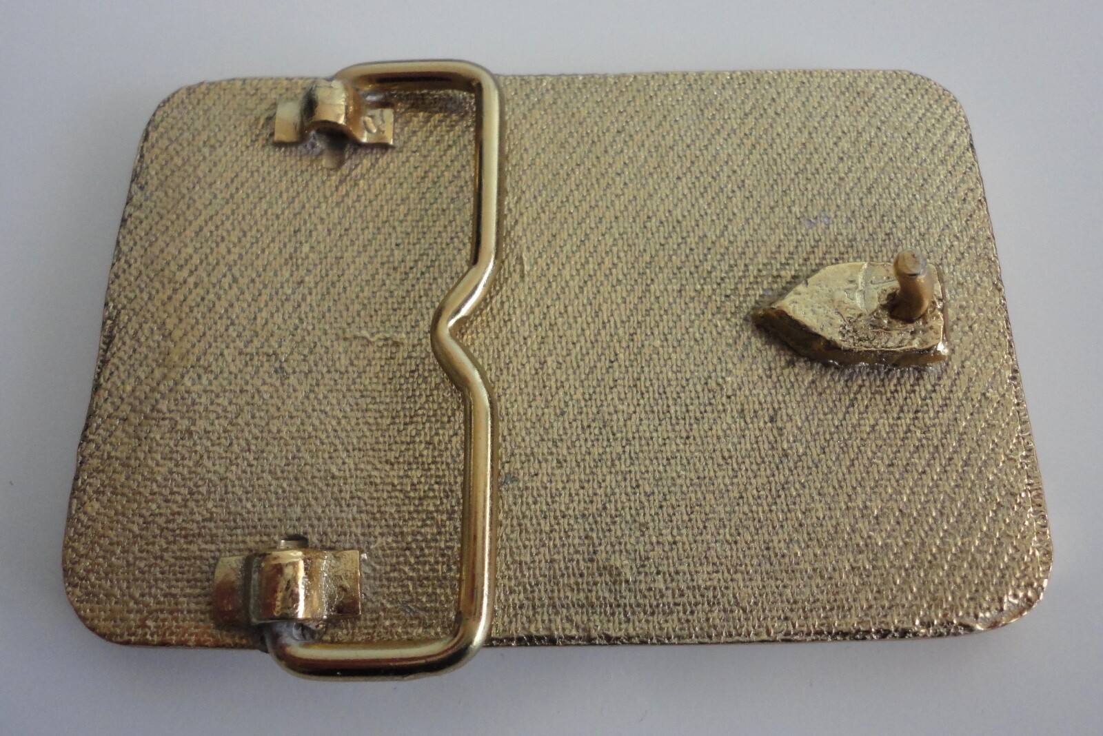 Vintage DMI DART MART INTERNATIONAL Metal Belt Buckle~Darts