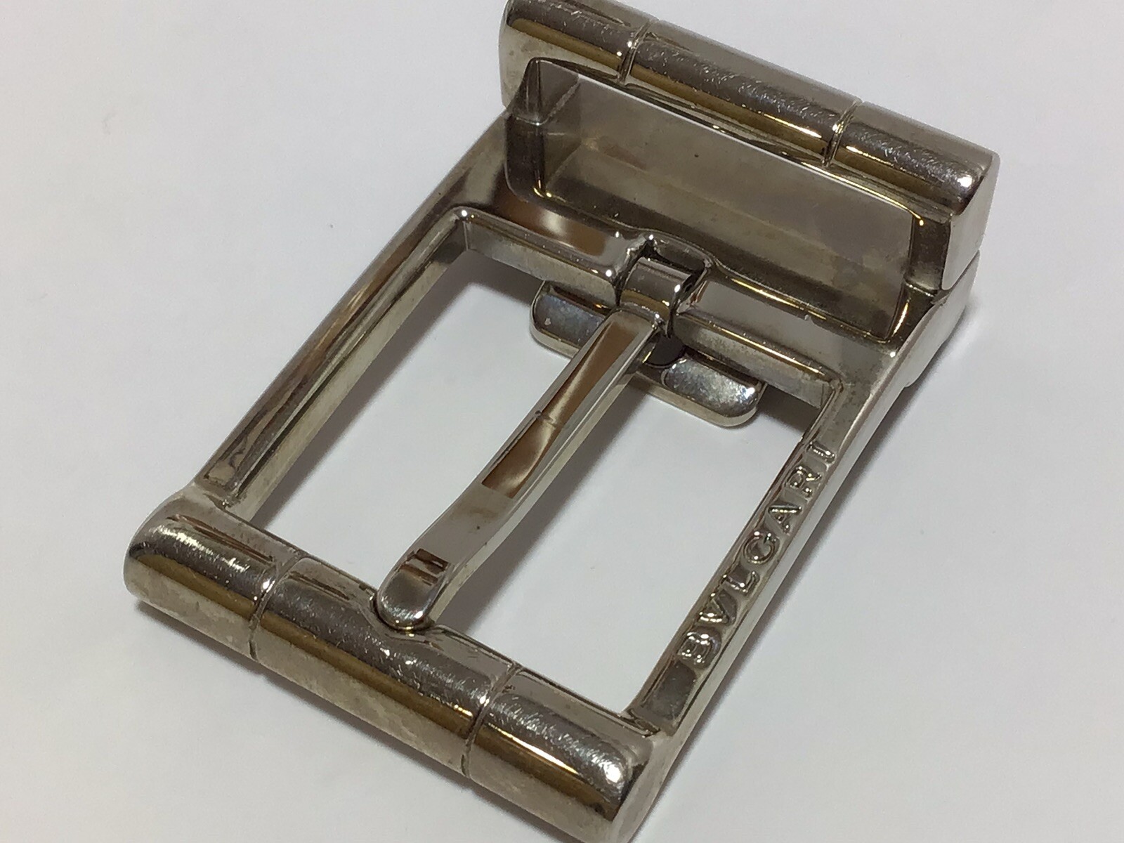 BVLGARI Signed MEN’S METAL BELT BUCKLE