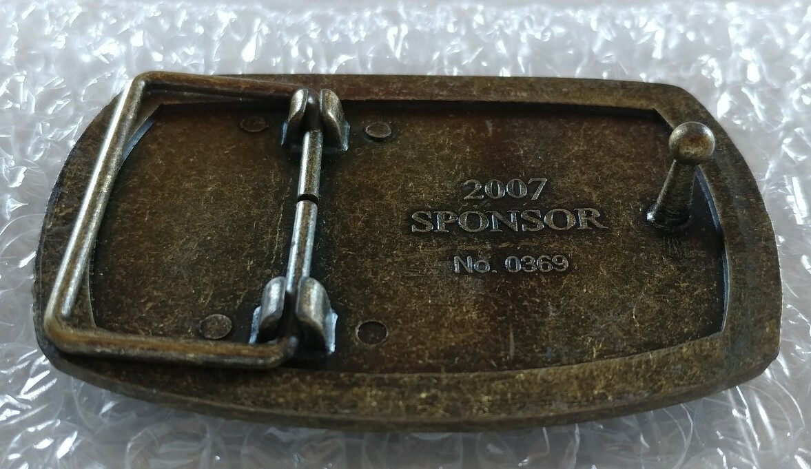 AMERICAN VETERANS DISABLED FOR LIFE MEMORIAL COURAGE 2007 SPONSOR BELT BUCKLE
