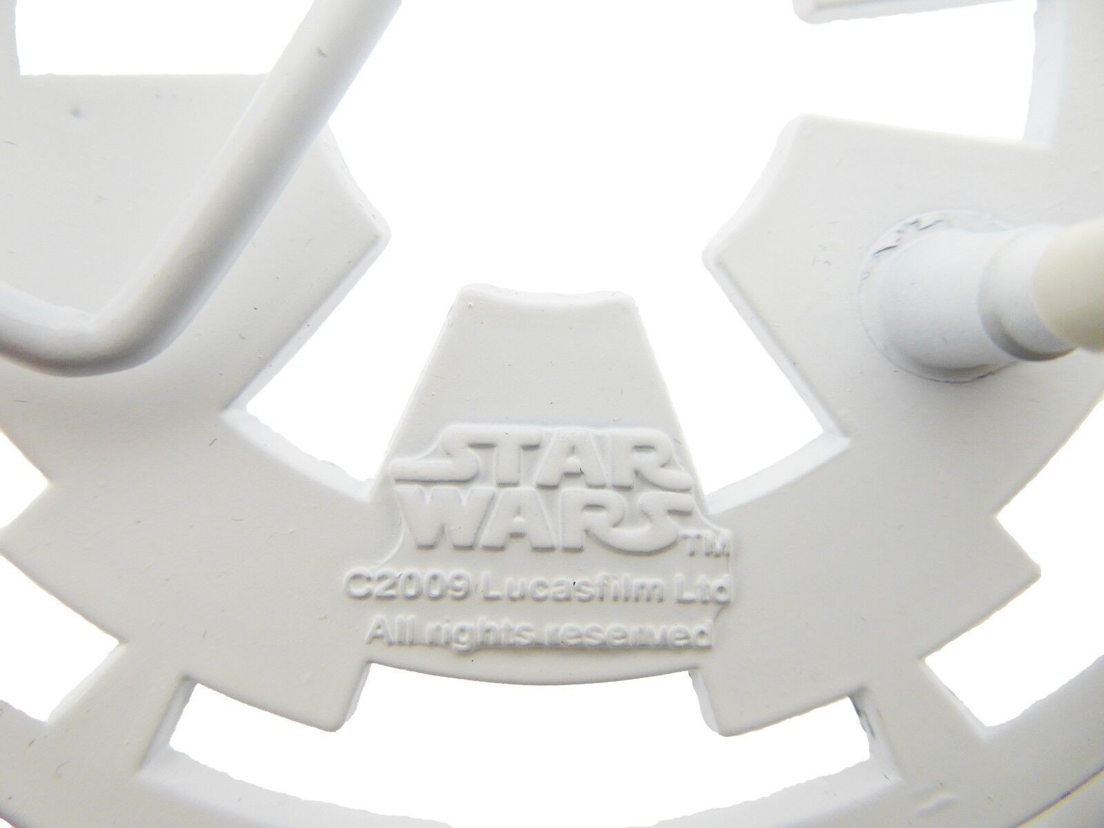 STAR WARS IMPERIAL LOGO BELT BUCKLE WHITE METAL ORIGINAL NEW AUTHENTIC WITH TAG