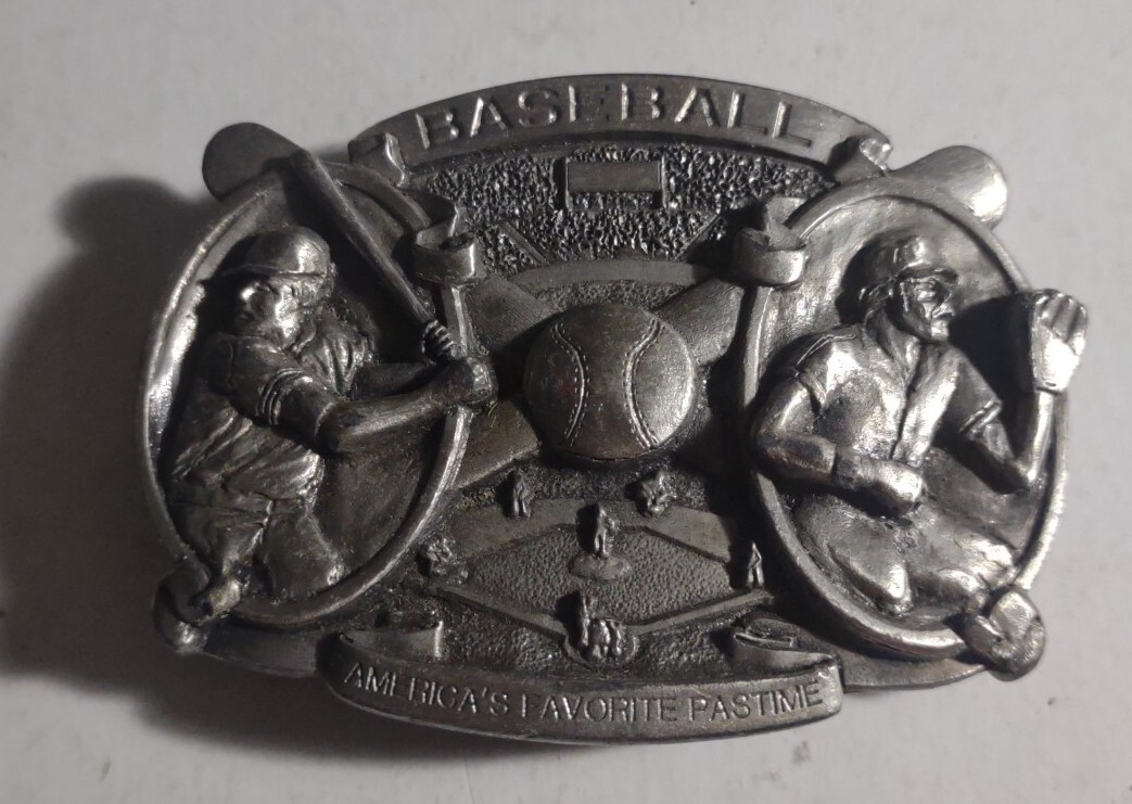Baseball America&rsquo;s Favorite Pastime Belt Buckle.