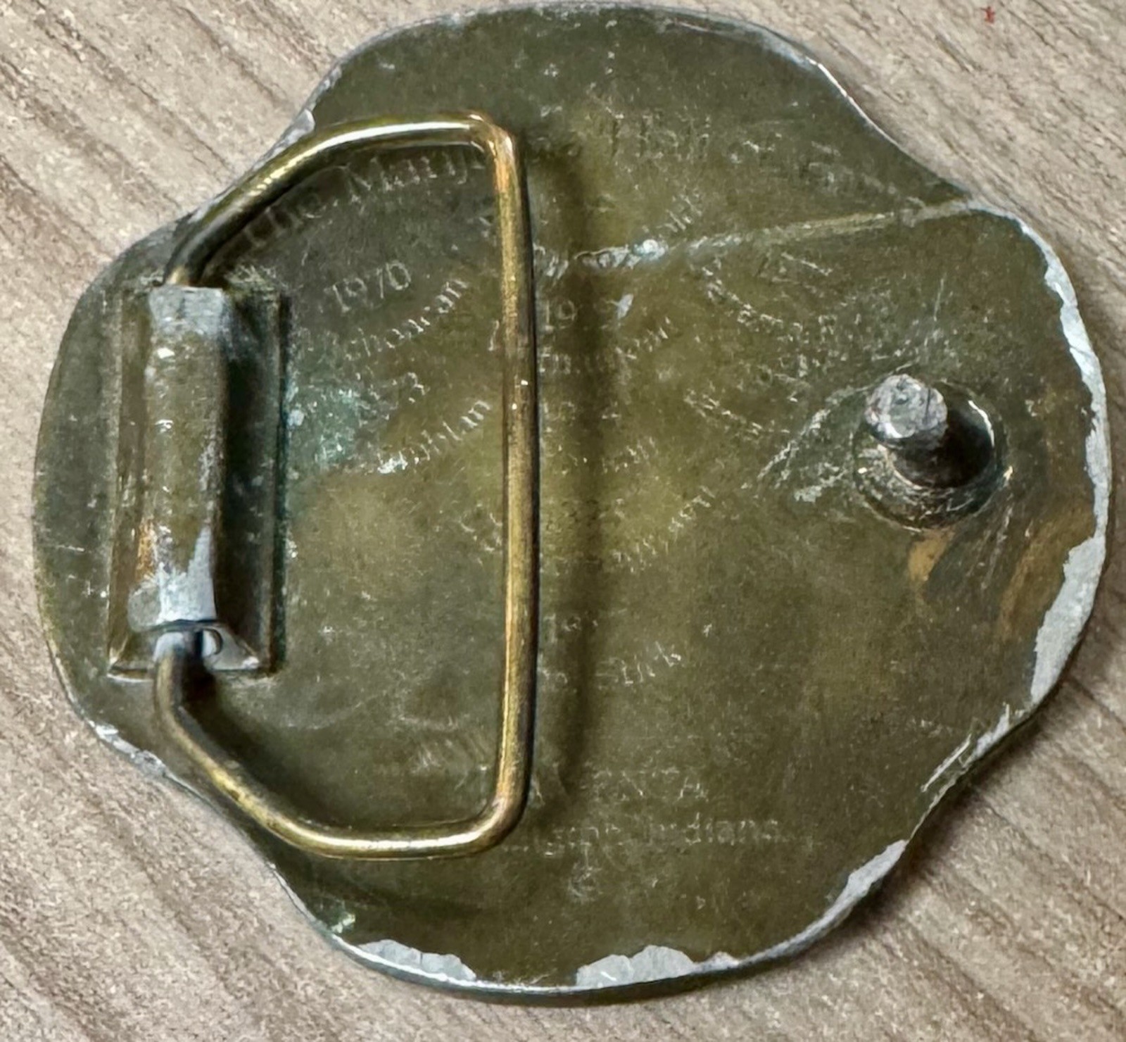 Marijuana Belt Buckle 1977?