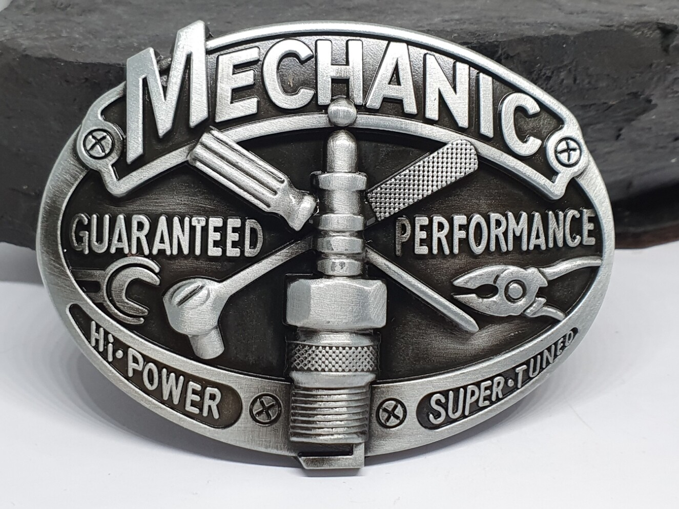 Mechanic Belt Buckle Biker Car Mechanic Wrench Spanner Grease Monkey Buckle Only
