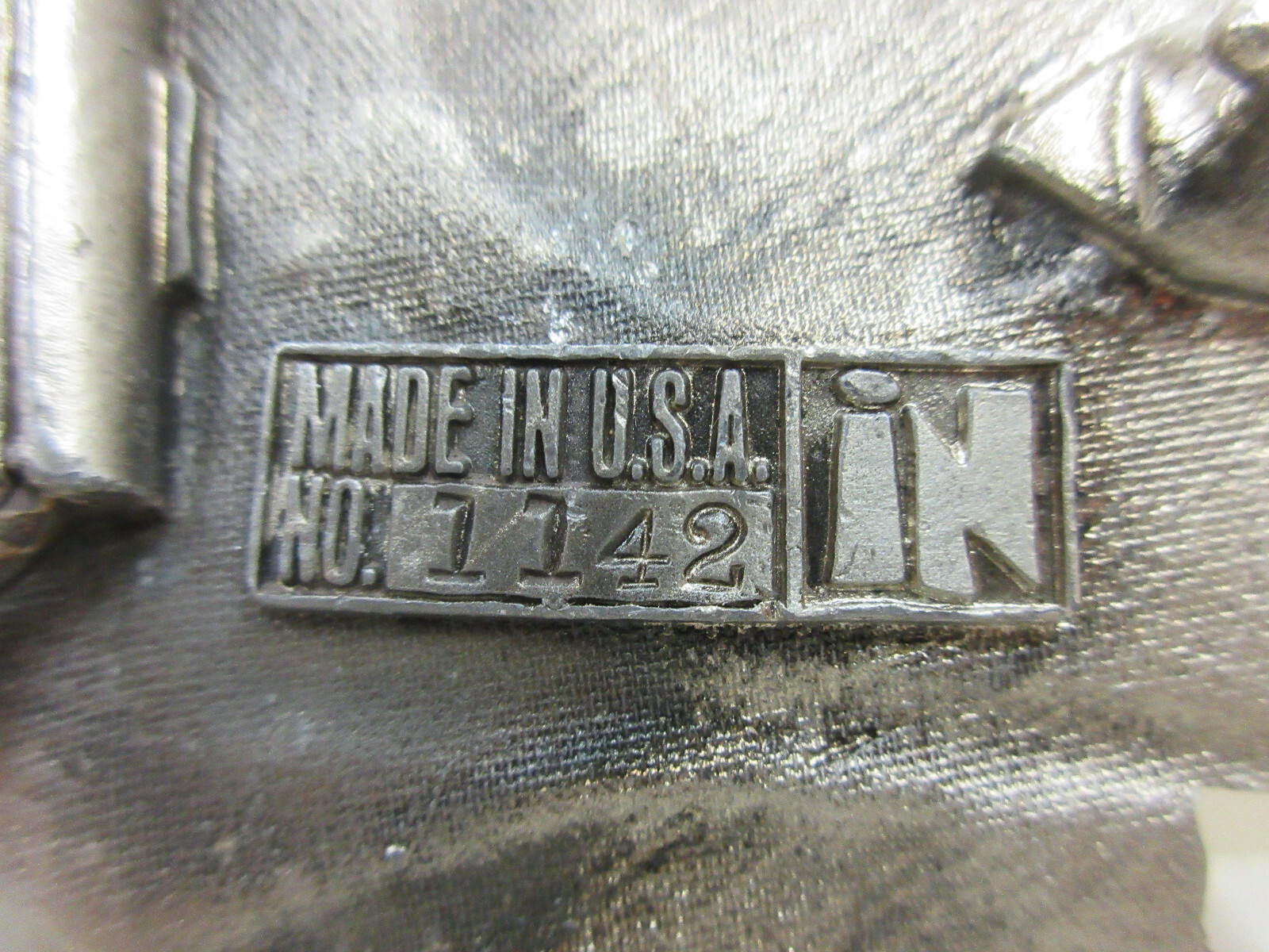 1970s InStyle Locomotive Train Belt Buckle White Metal Men&rsquo;s Fashion Accessory