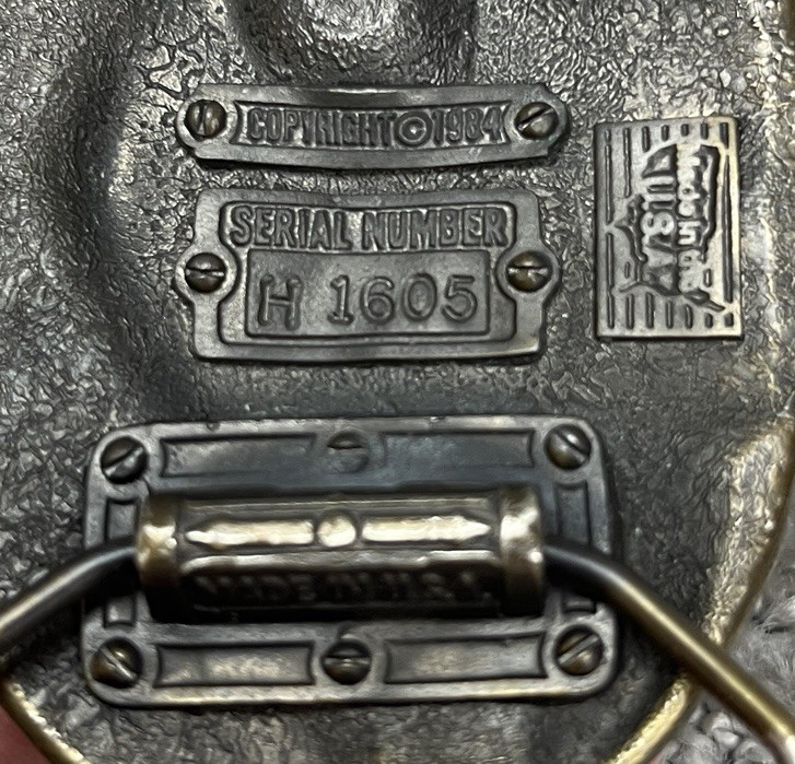 VTG Americas Heritage The Right To Bear Arms Belt Buckle Great American Co 1980s