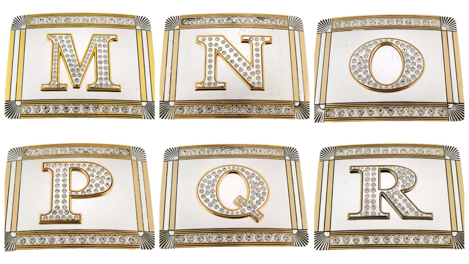 Initial Letter New Men Women A B C D G J R S T Western Cowboy Bling Belt Buckles