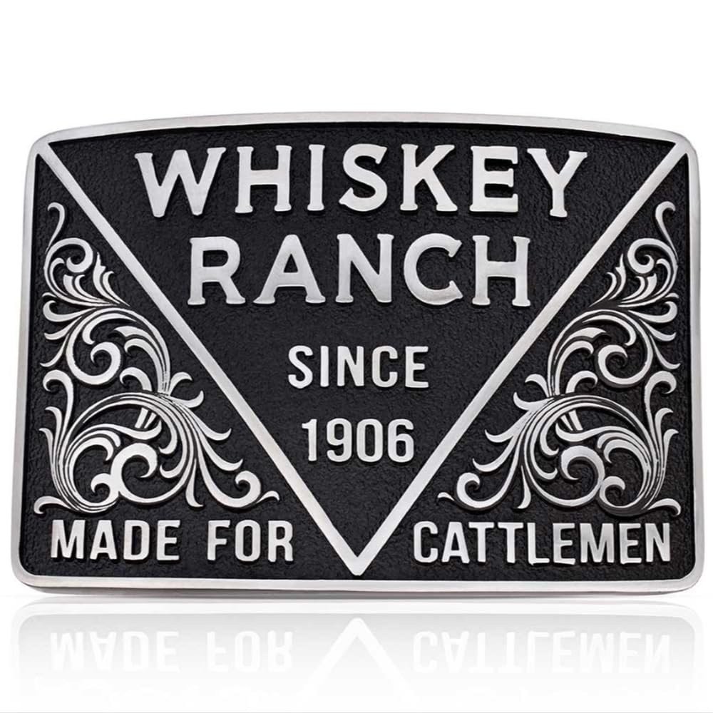 Montana Silversmiths Officially Licensed Whiskey Bent Western Belt Buckle