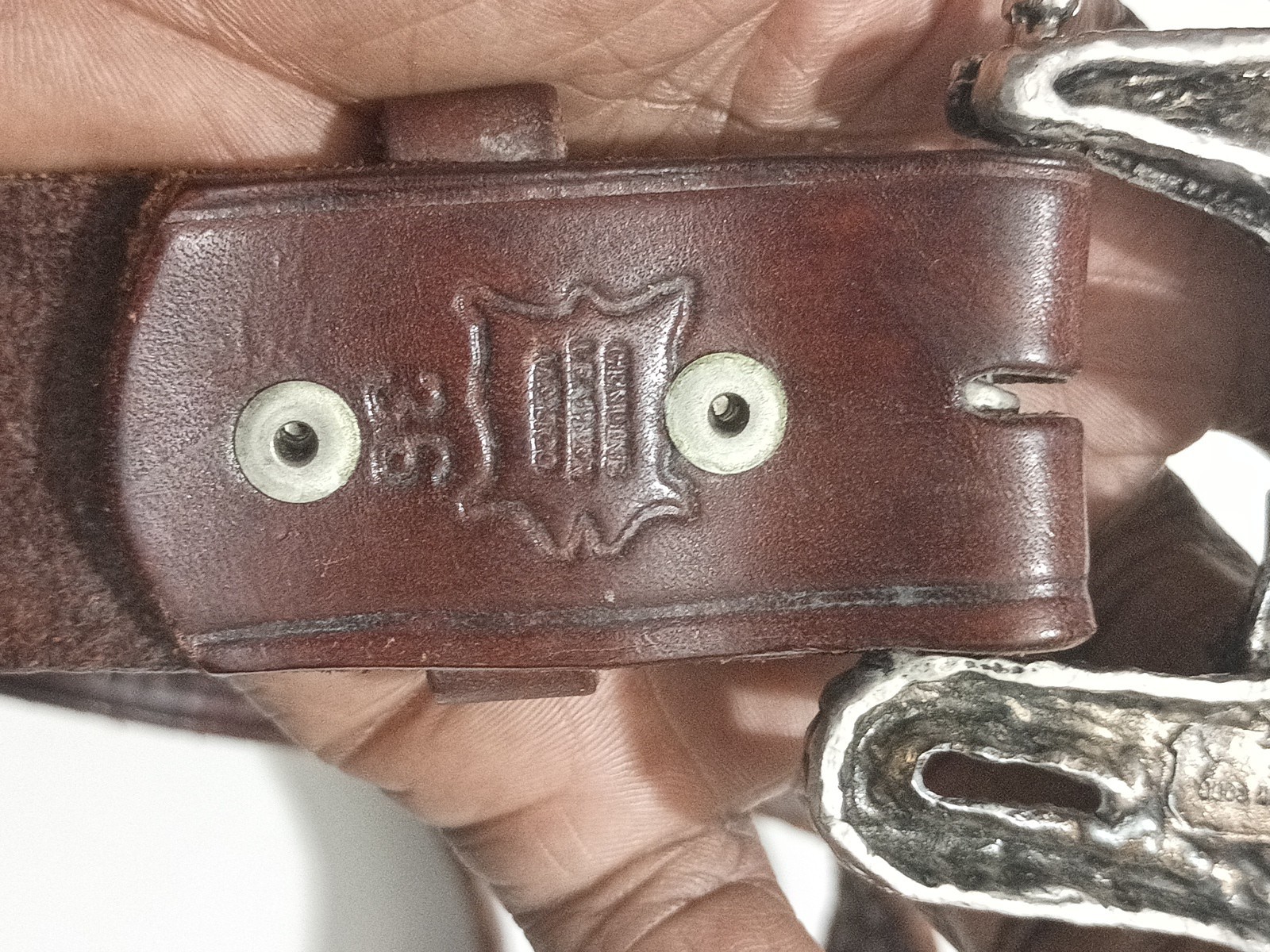 Authentic Barry Kieselstein Cord Vintage Sterling Alligator Belt & Buckle👍Rare