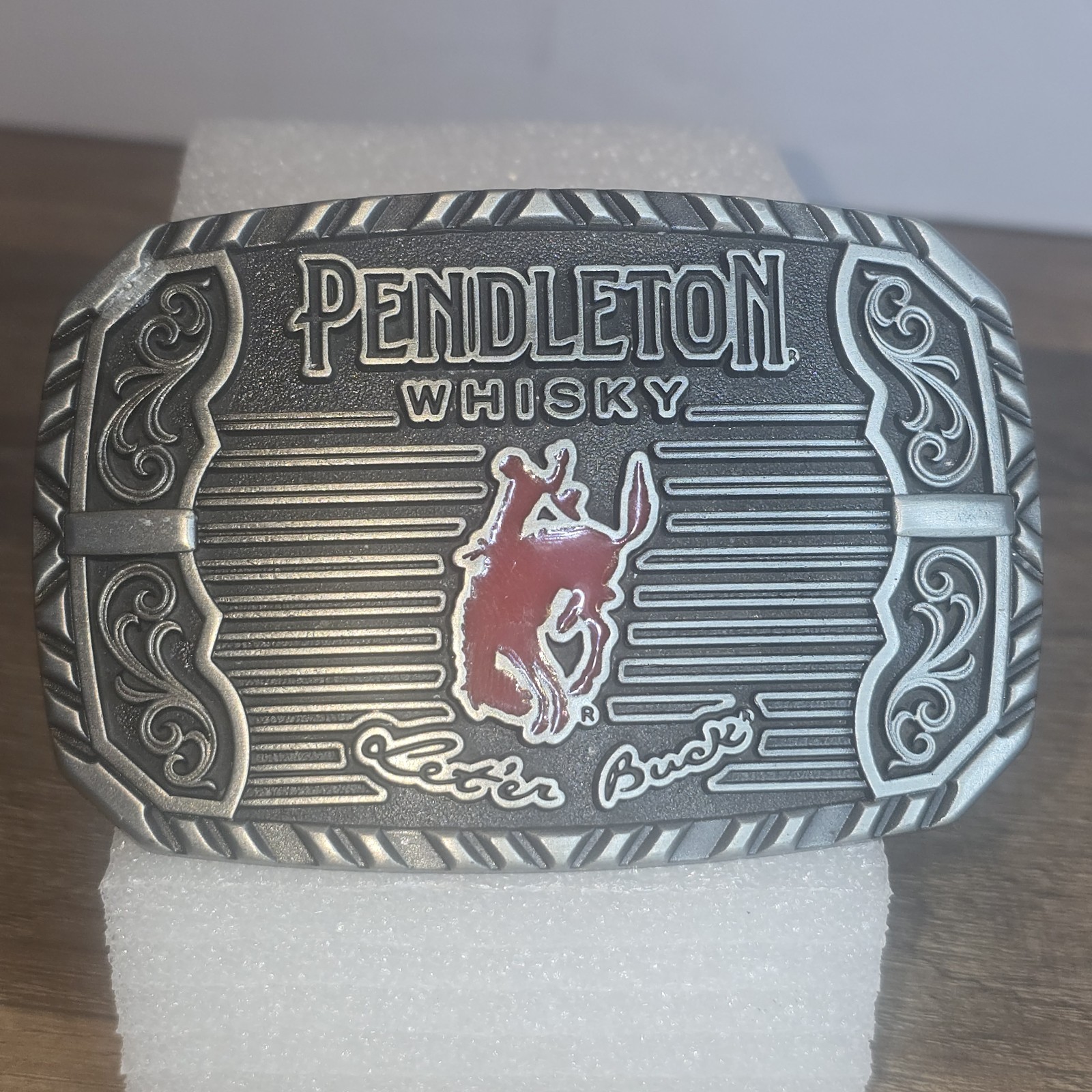 Ltd Edition 2025 Pendleton Whisky Let’r Ride Belt Buckle Montana Silversmith New
