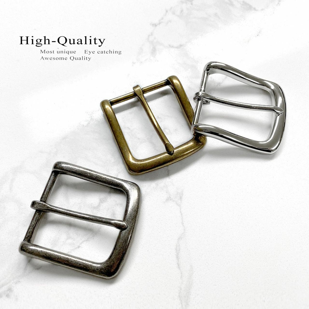 Single Prong Metal Buckle Replacement buckle fits 1-1/2&Prime;(38mm) Belt Strap